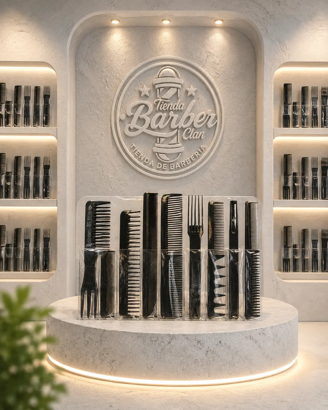 KIT DE PEINILLAS X10 (NEGRAS) CHINA PEINES PEINILLAS 7707305938610 - Tienda Barber Clan
