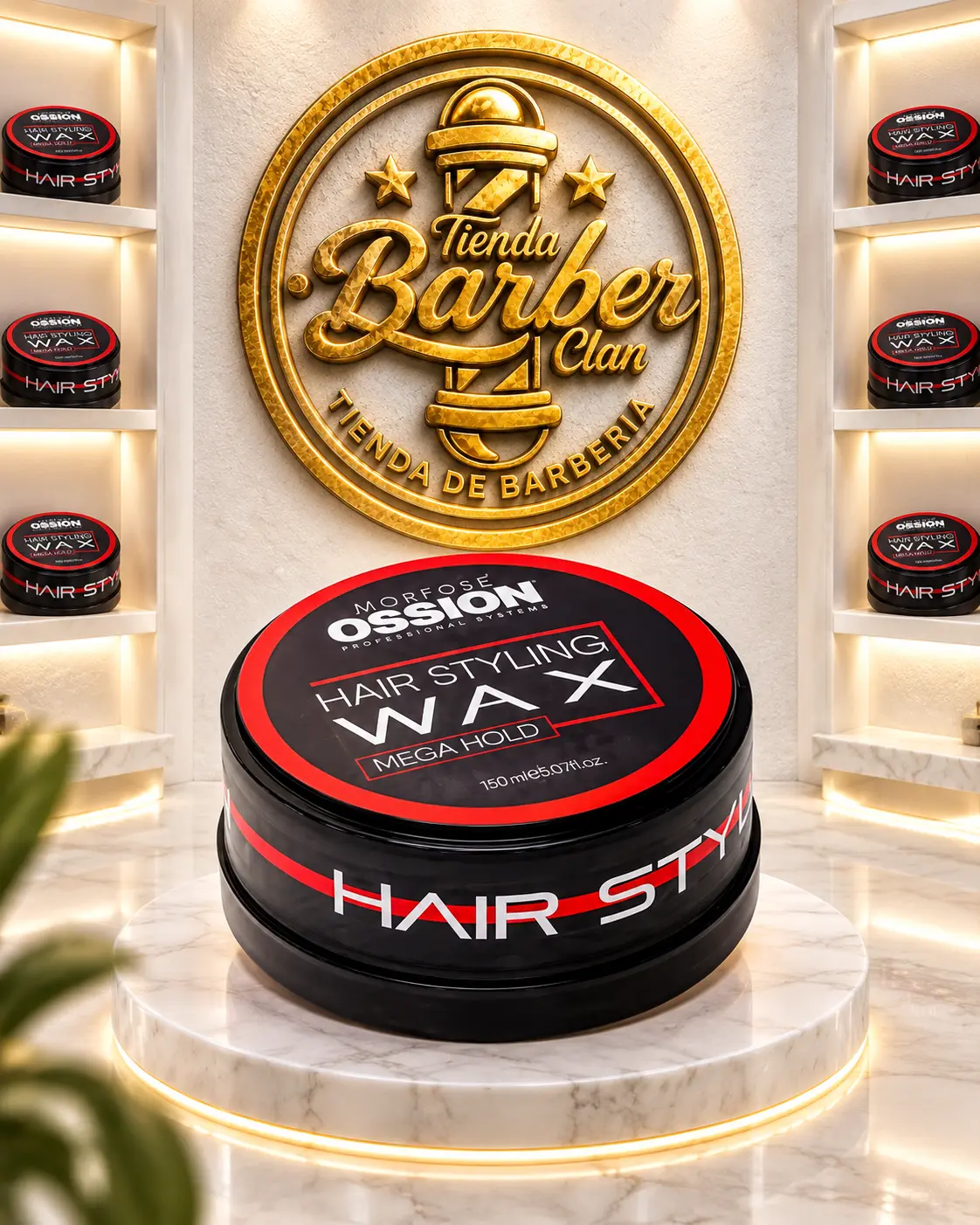 CERA OSSION MEGA HOLD ROJA OSSION CERAS 8681701002955 - Tienda Barber Clan