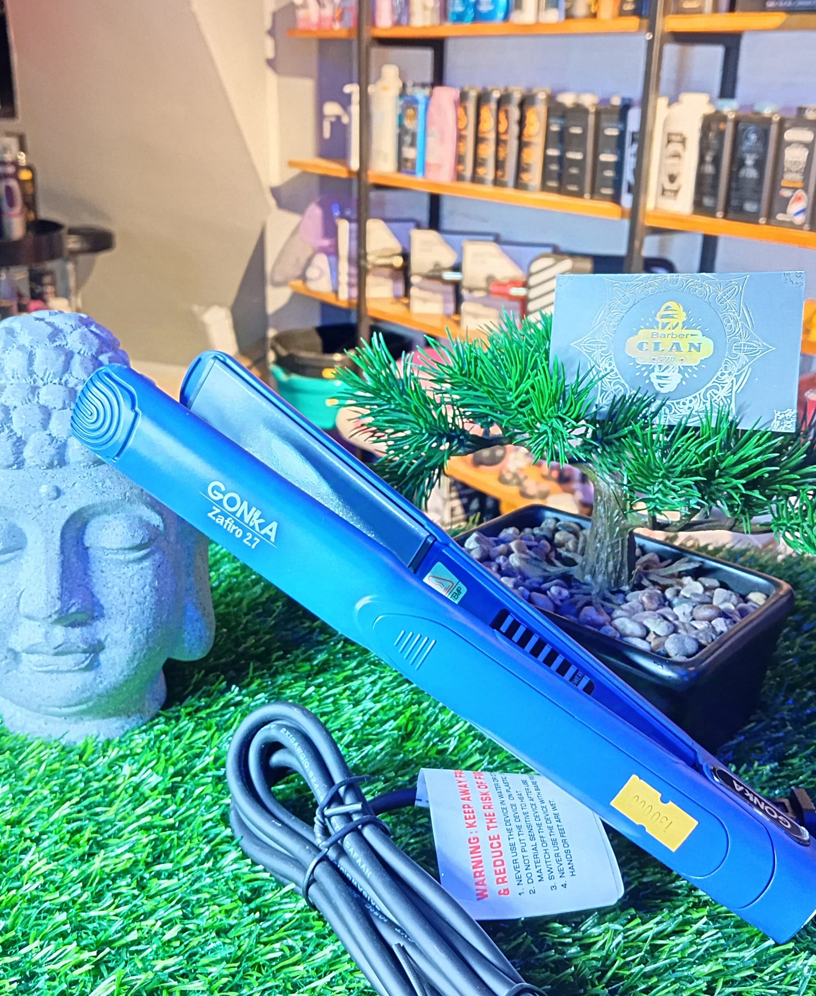 PLANCHA PROFESIONAL GONKA ZAFIRO 2.7 PLA--DEF-5824 - Tienda Barber Clan