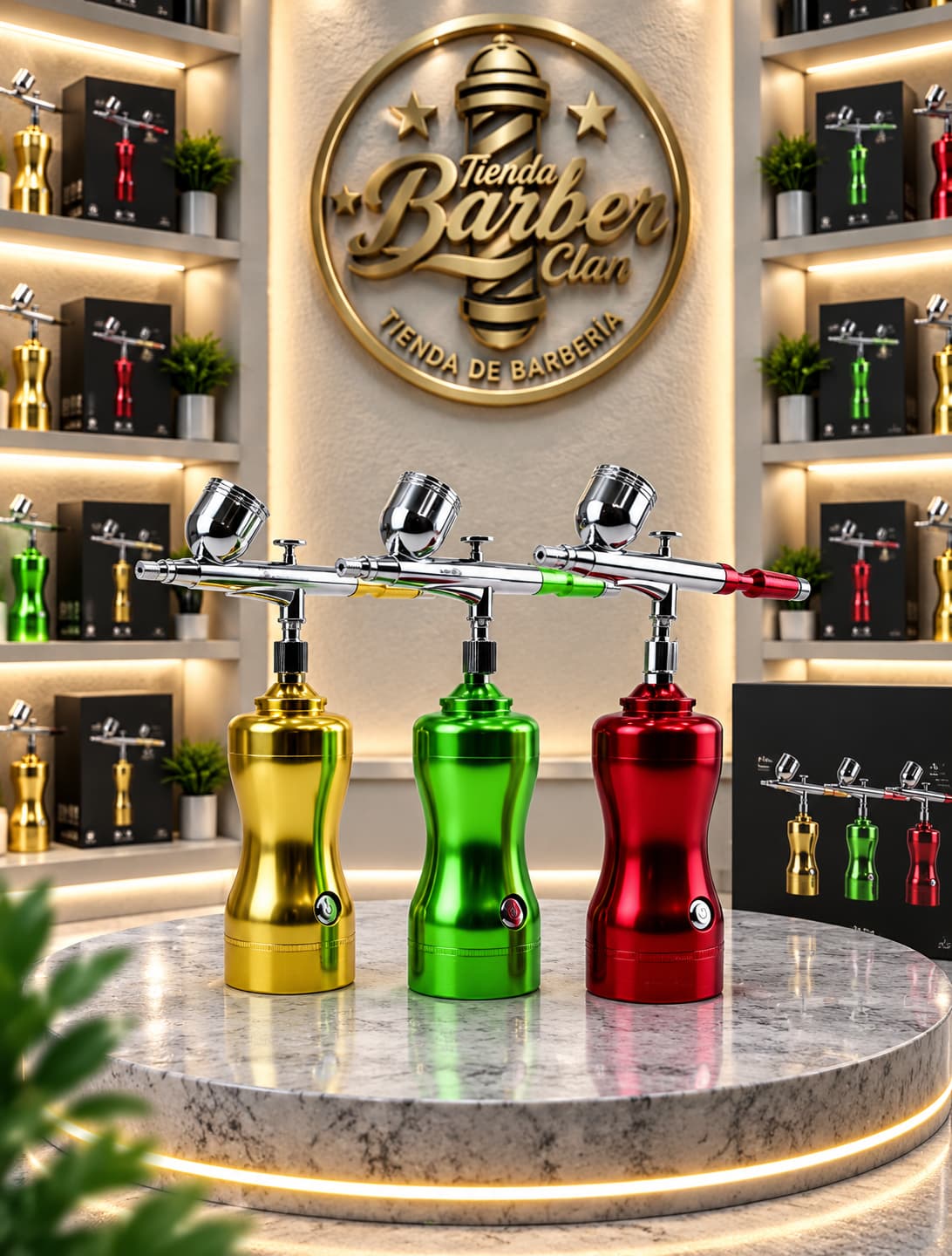 AEROGRAFO PROFESIONAL D.N CASA DE LA MAQUINA AEROGRAFOS 0843 - Tienda Barber Clan