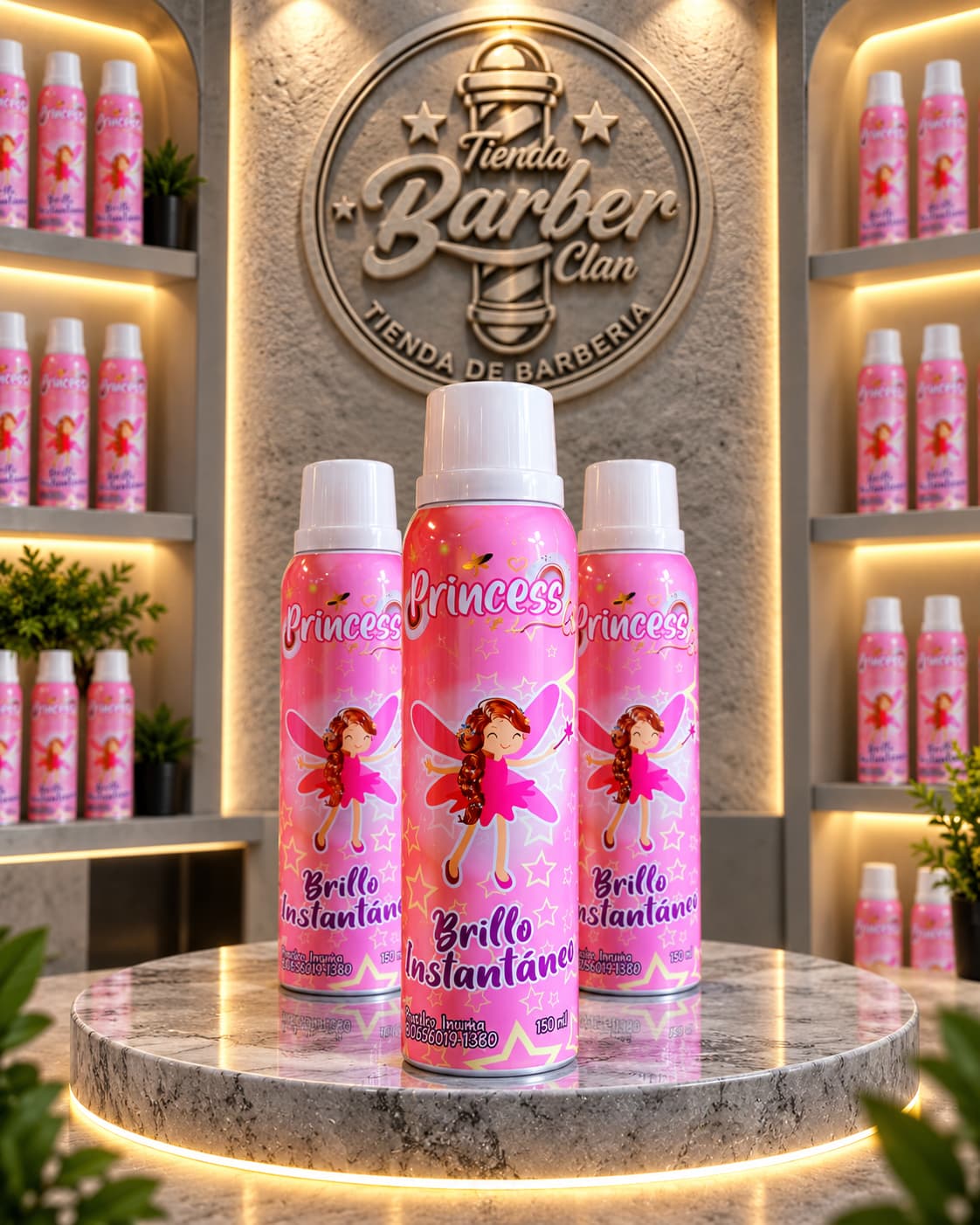 LACA - GLITTER PRINCESS GIRL LACAS 653981889494 - Tienda Barber Clan