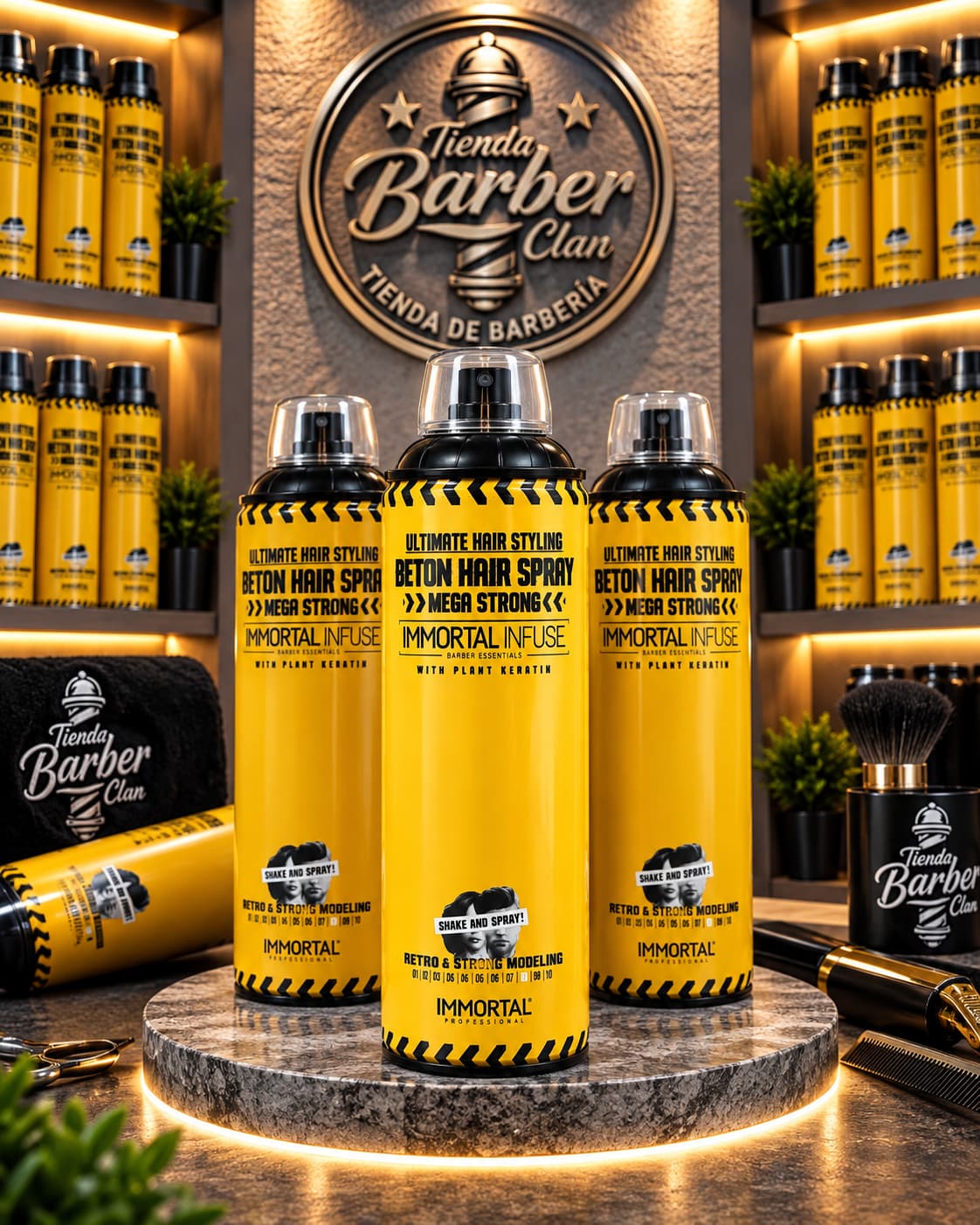 LACA MATTE INMORTAL 500ML IMMORTAL LACAS 8682225553268 - Tienda Barber Clan