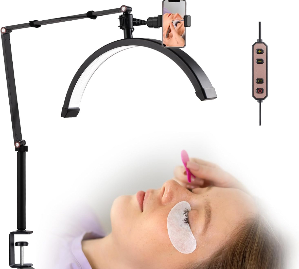 LAMPARA LED MEDIA LUNA LAM--DEF-5862 - Tienda Barber Clan