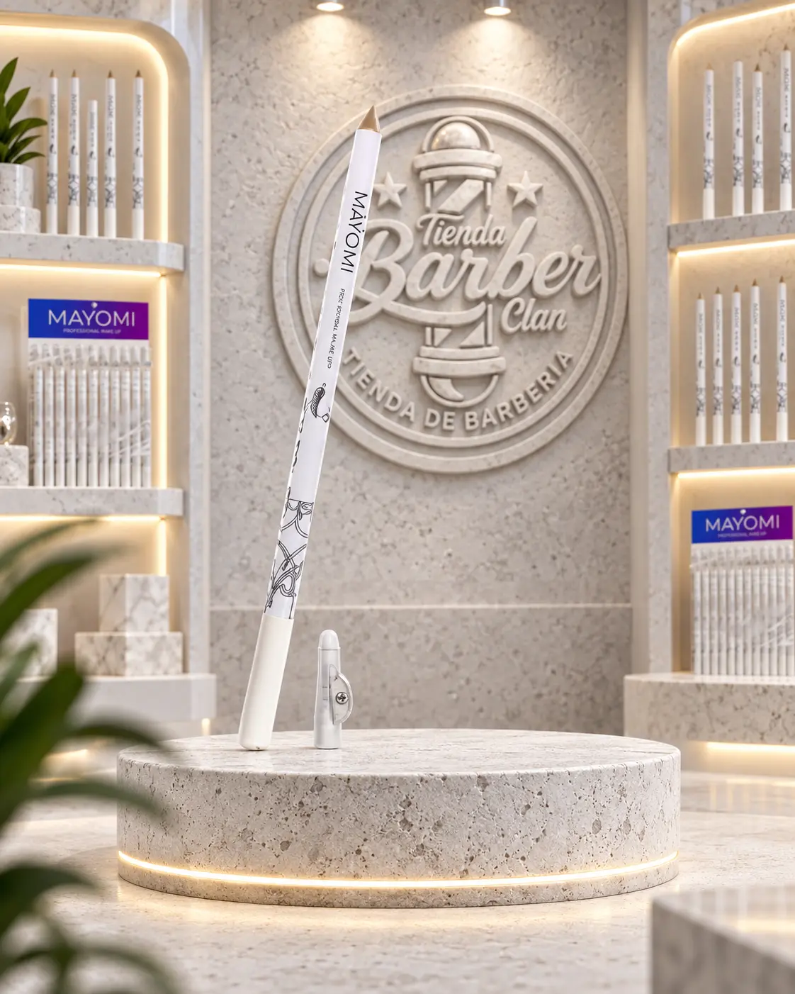 LAPIZ BLANCO PARA DELINEAR MAYOMI CEJAS 1003113 - Tienda Barber Clan