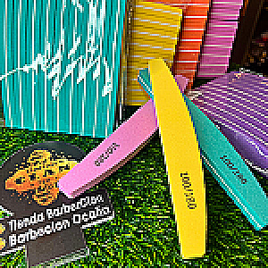 LIMA ESPONJA 100/180 MANICURE Y PEDICURE UÑAS 7702202391018 - Tienda Barber Clan