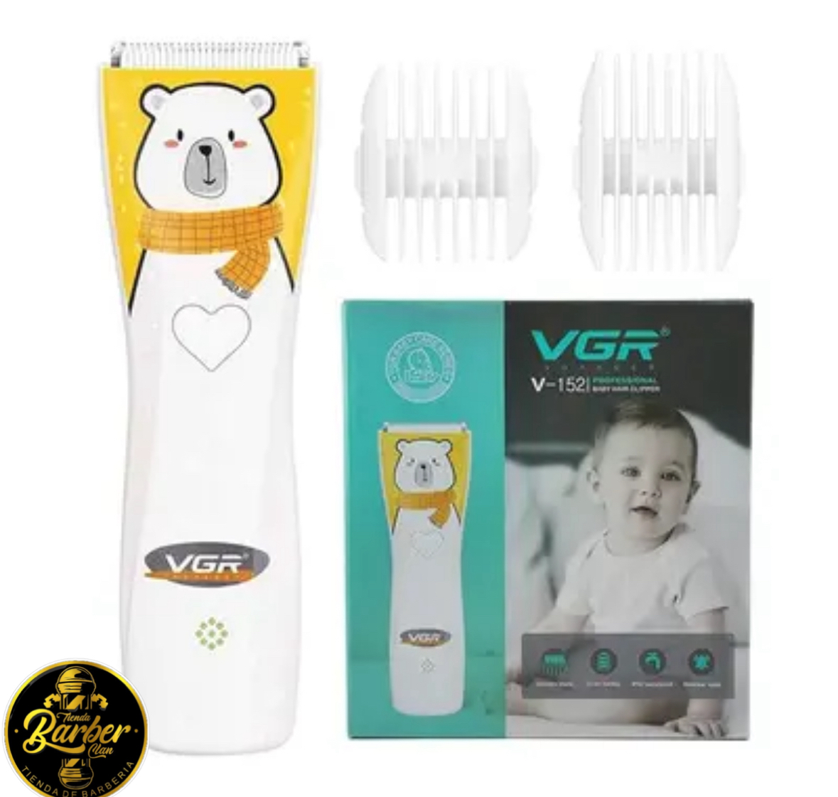 MAQUINA DE CORTE BEBE VGR 152 MAQUINAS DE CORTE 6973224081527 - Tienda Barber Clan