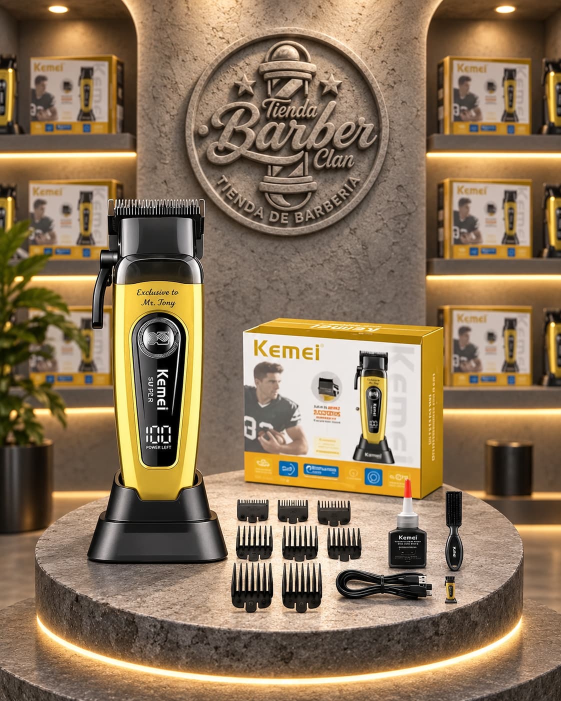 MAQUINA DE CORTE KEMEI 90-4 KEMEI MAQUINAS DE CORTE 6955549309043 - Tienda Barber Clan