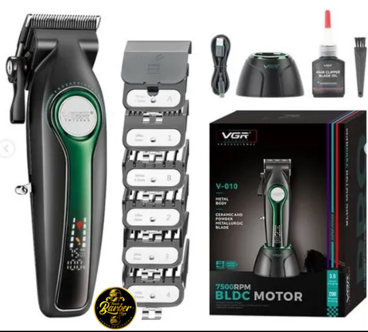 MAQUINA DE CORTE VGR 010 MAQUINAS DE CORTE 6973224080100 - Tienda Barber Clan