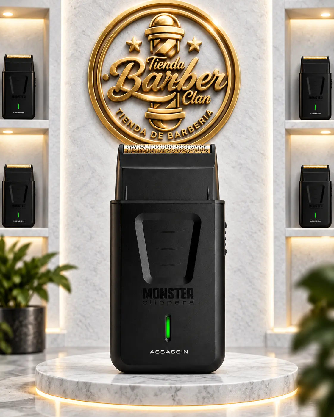 MAQUINA SHAVER ASSASSIN MONSTER MONSTER MAQUINAS SHAVER DE AFEITAR 8718215298366 - Tienda Barber Clan