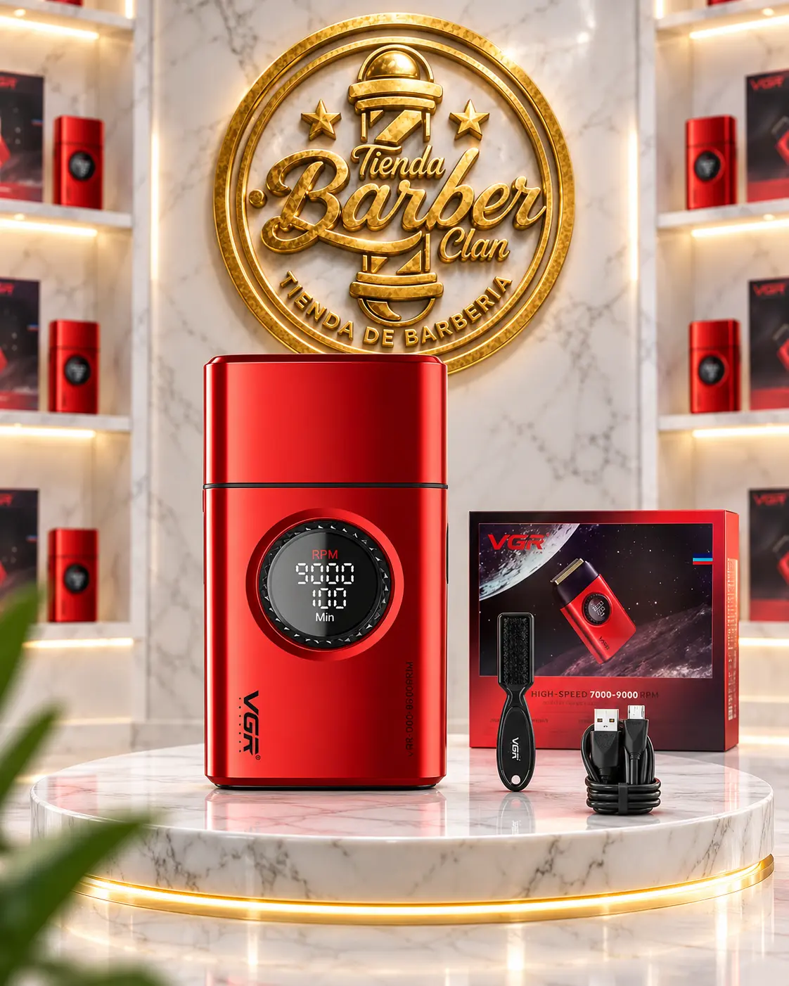MAQUINA SHAVER VGR 377 VGR MAQUINAS SHAVER DE AFEITAR 6973224083774 - Tienda Barber Clan
