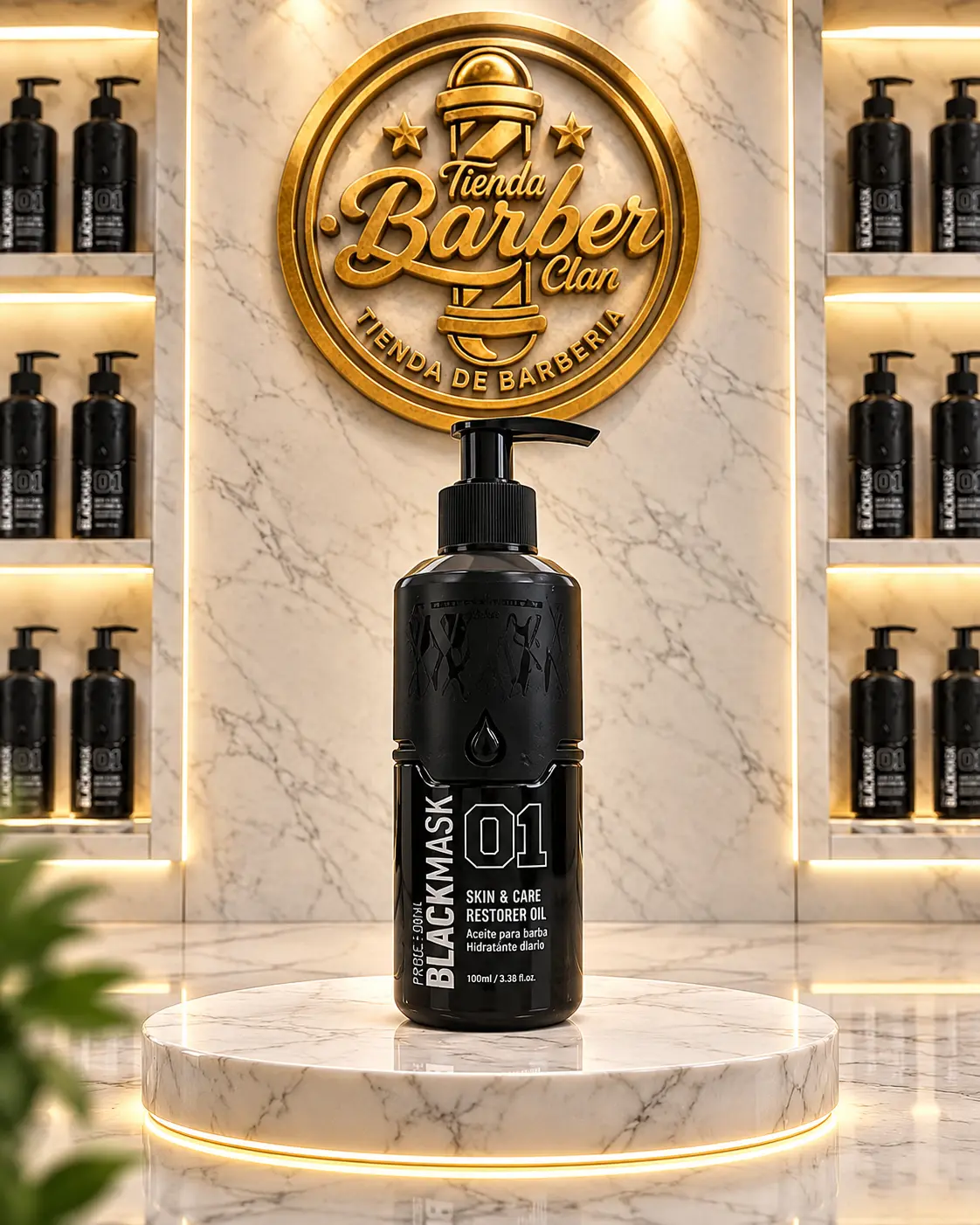 MASCARILLA BLACK NISHMAN 01 NISHMAN FACIAL 8682035084525 - Tienda Barber Clan
