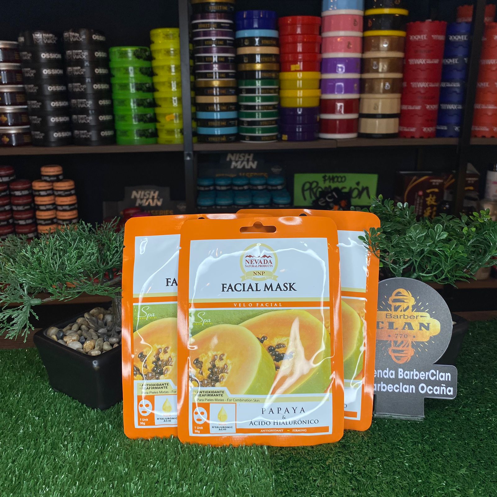VELO FACIAL - PAPAYA 30GR NEVADA FACIAL 847610021519 - Tienda Barber Clan