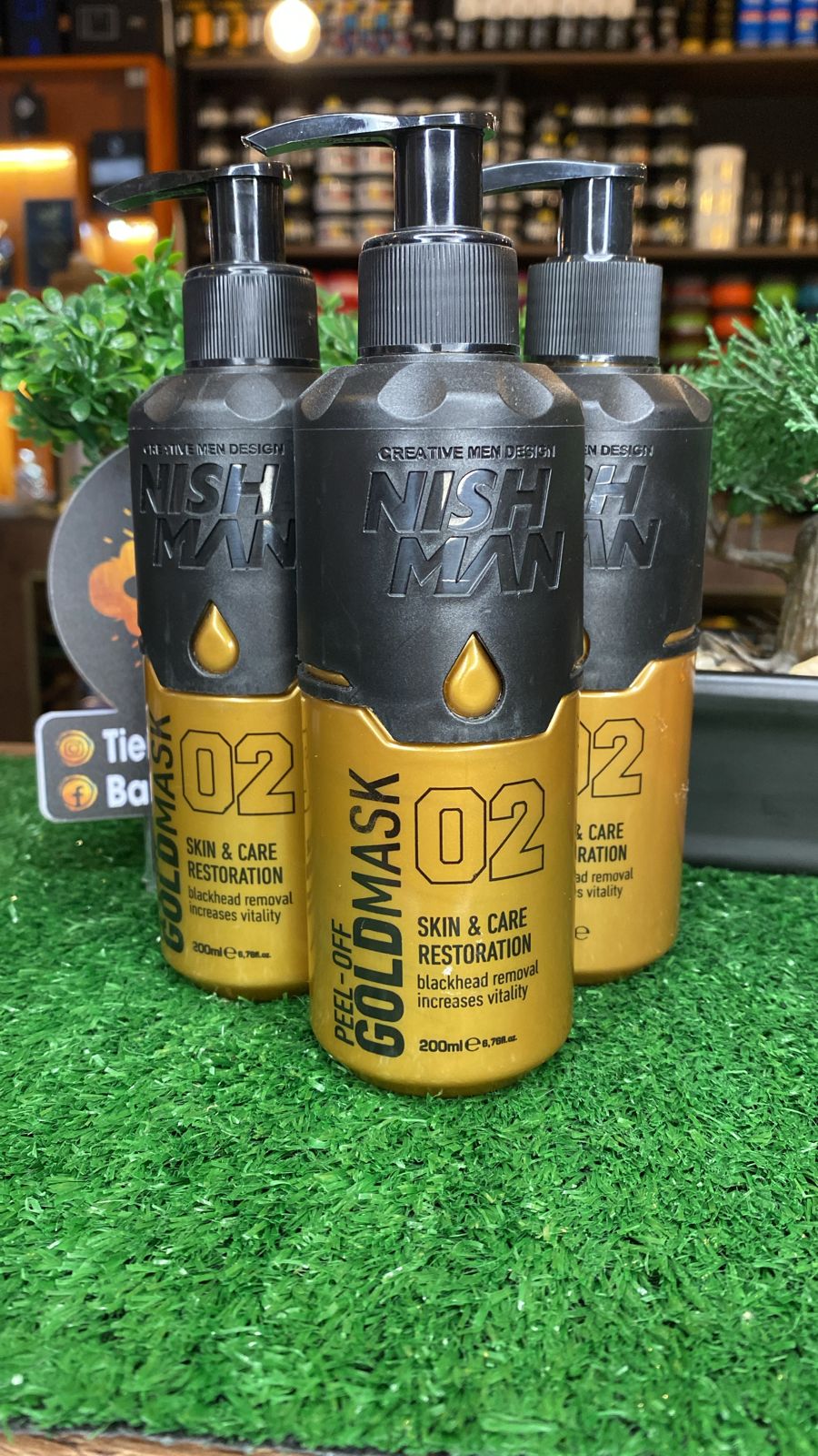 MASCARILLA NISHMAN DORADA NISHMAN CREMA HIDRATANTE 8682035084532 - Tienda Barber Clan