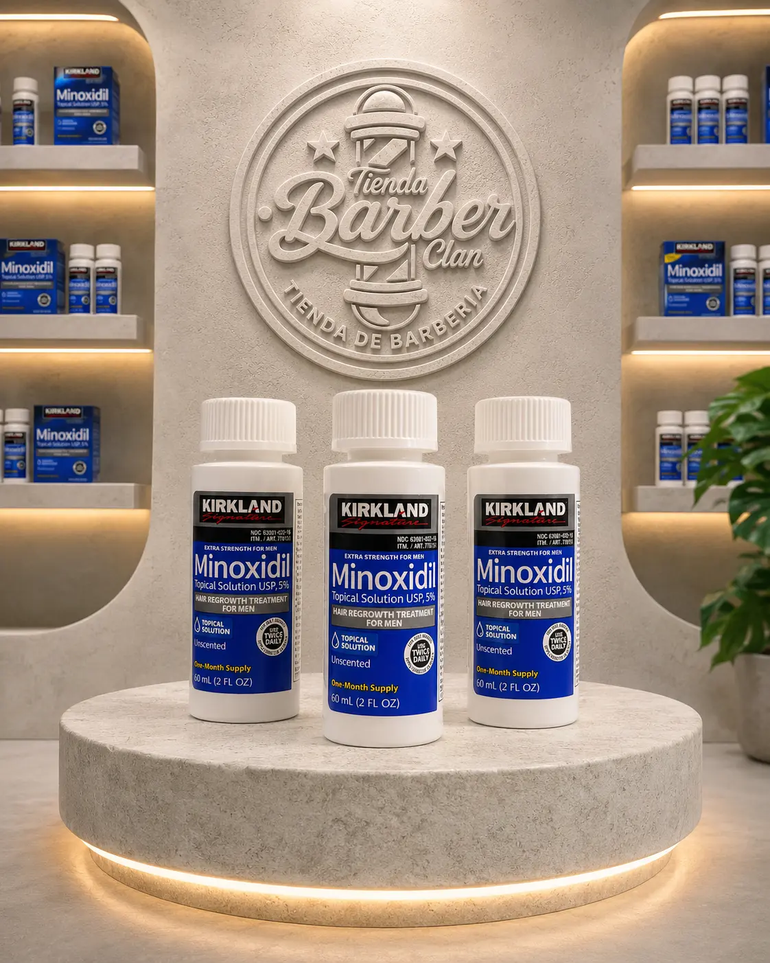 MINOXIDIL KIRKLAND 5% KIRKLAND MINOXIDIL ,CRECIMIENTO 096619929214 - Tienda Barber Clan