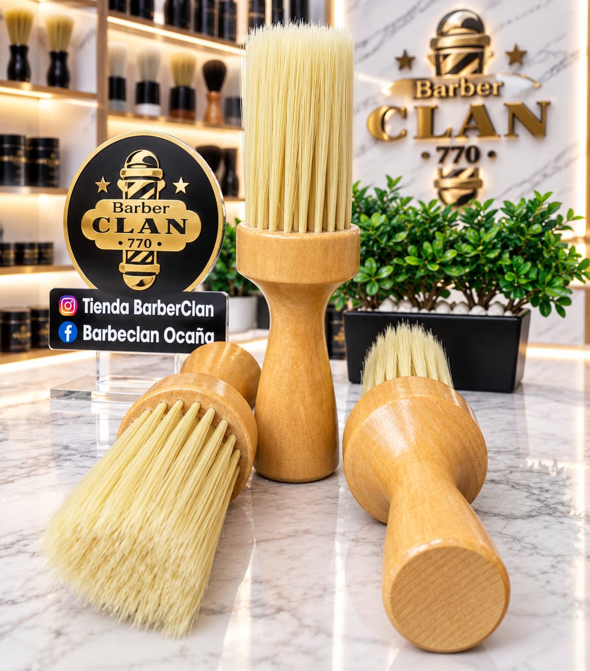 MOPA MADERA CABO LARGO CEPILLOS SACUDIDORES 68002645613553 - Tienda Barber Clan