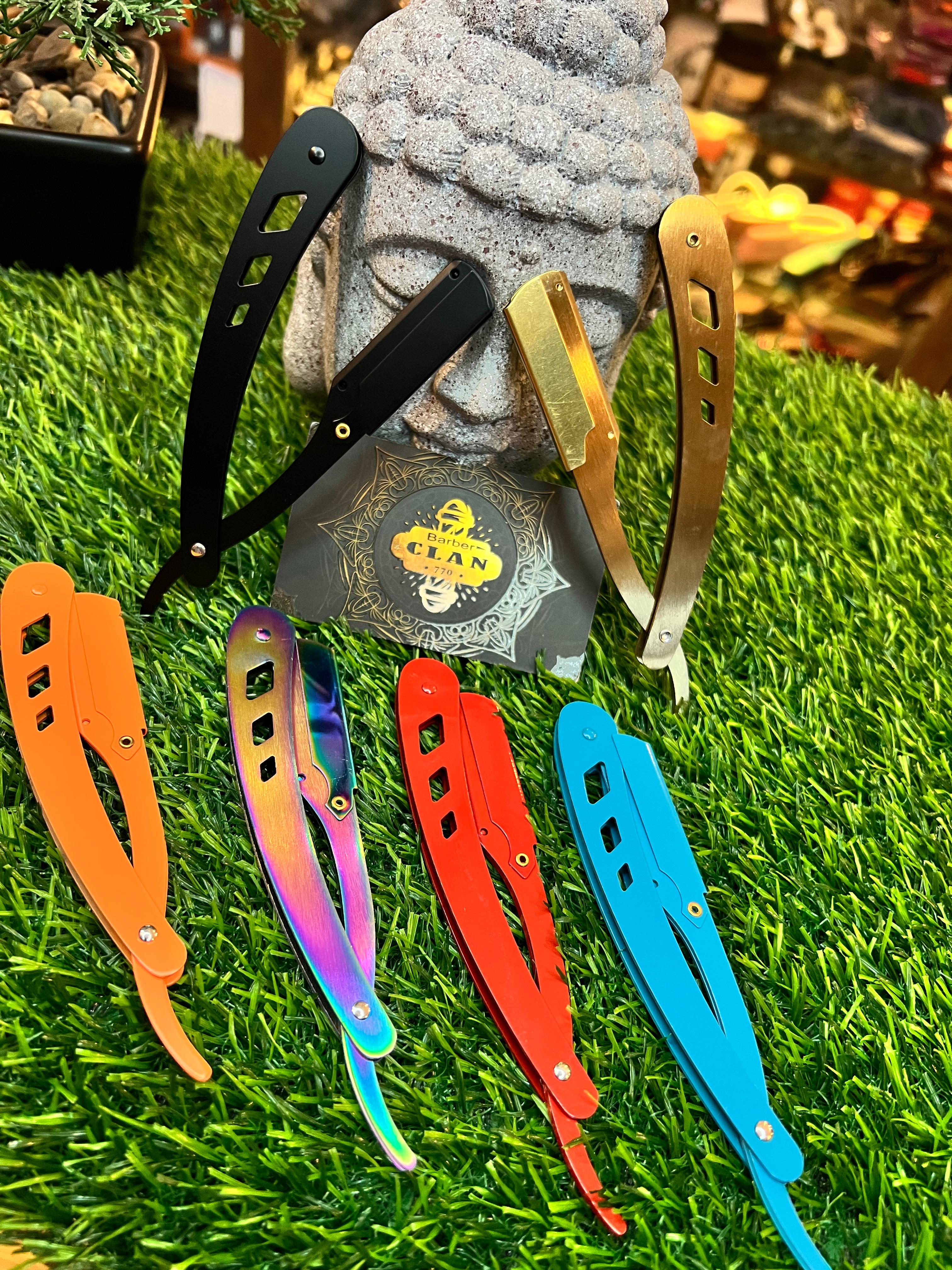 NAVAJA METALICA COLORES MAJESTIC BARBERAS NAVAJAS 57473210 - Tienda Barber Clan