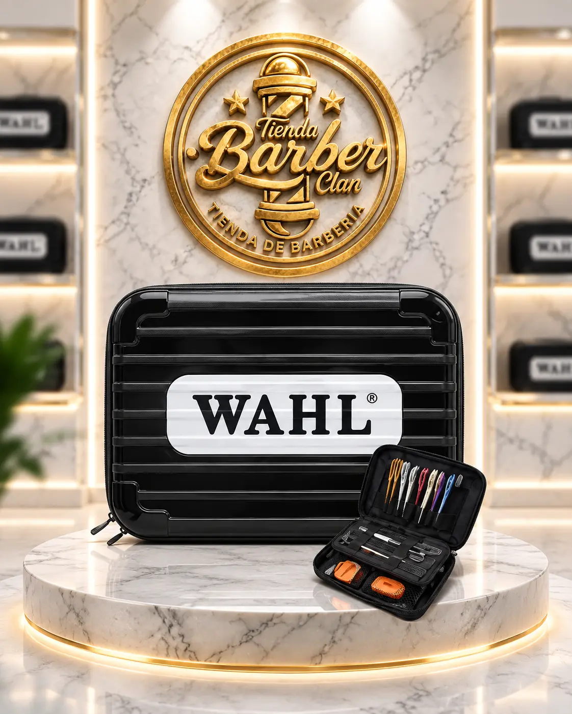 MALETA NECESER WAHL NEGRO WAHL BOLSOS Y MALETAS 714329 - Tienda Barber Clan