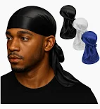 PAÑOLETA DURAG SENCILLO NEGRO CHINA GORROS 6958721900069 - Tienda Barber Clan