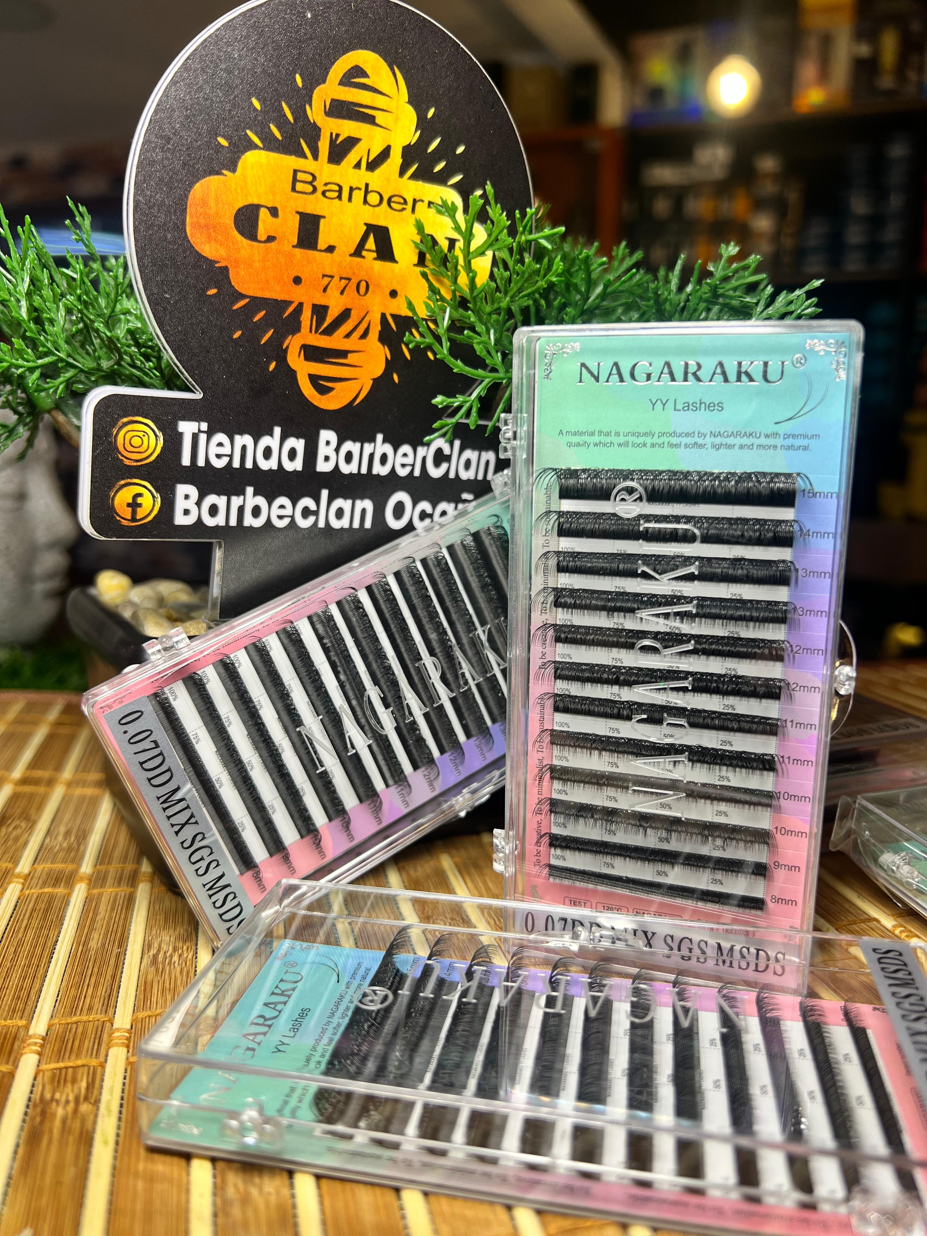 PESTAÑAS PELO A PELO NAGARAKU 138 CEJAS 7705686661387 - Tienda Barber Clan