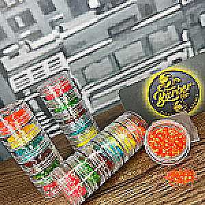 PIGMENTO ESCARCHA PARA UÑAS X 6 M&CO MANICURE Y PEDICURE UÑAS 7702024003786 - Tienda Barber Clan