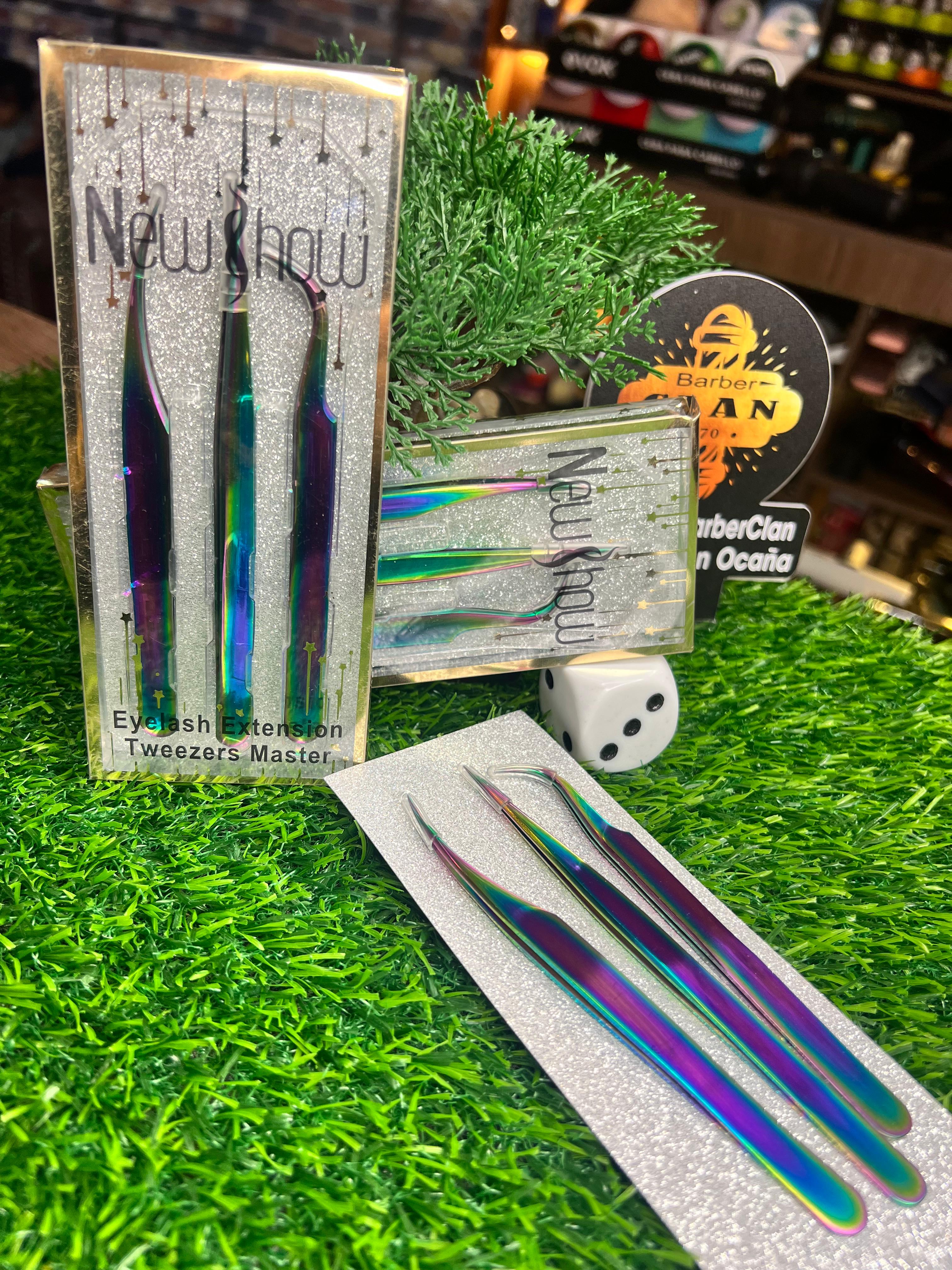PINZAS PARA PESTAÑAS X3 FINA PESTAÑAS 6960650424196 - Tienda Barber Clan