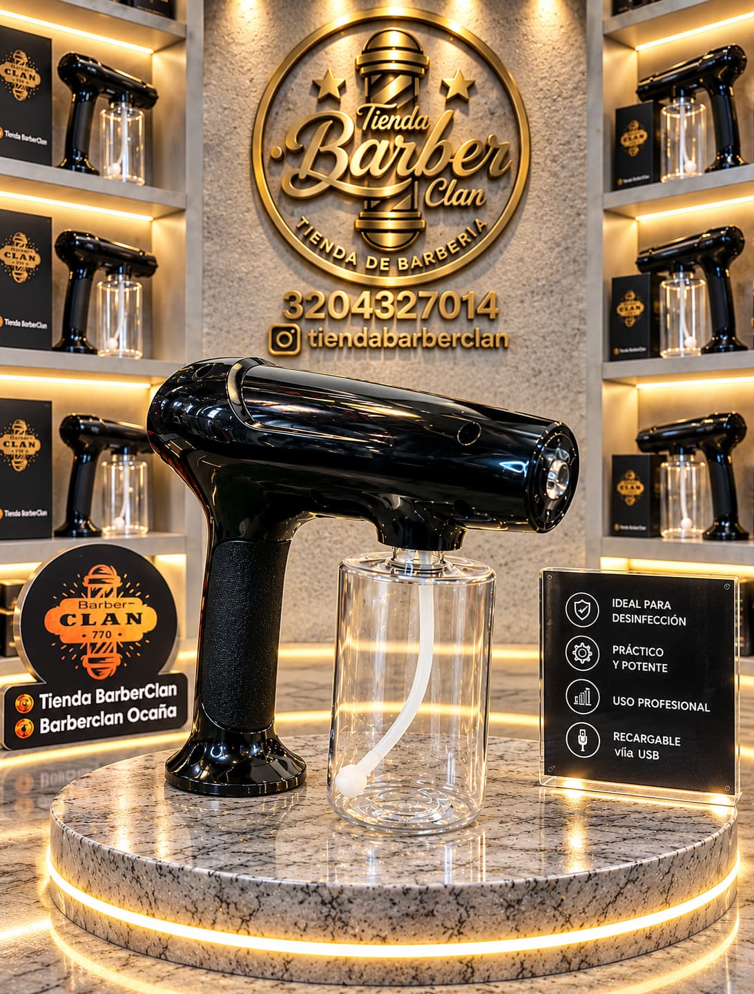 PISTOLA PULVERIZADORA F8 CHINA ,DESINFECTANTE Y LUBRICANTES DE MAQUINAS 000865444 - Tienda Barber Clan