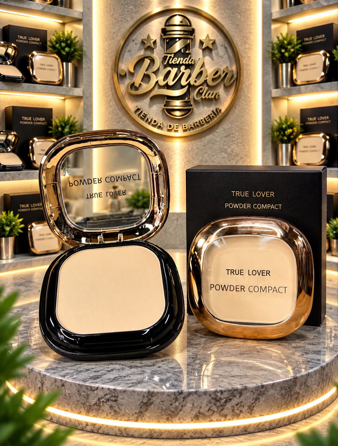 POLVO COMPACTO TRUE LOVER MAQUILLAJE 6971626273823 - Tienda Barber Clan