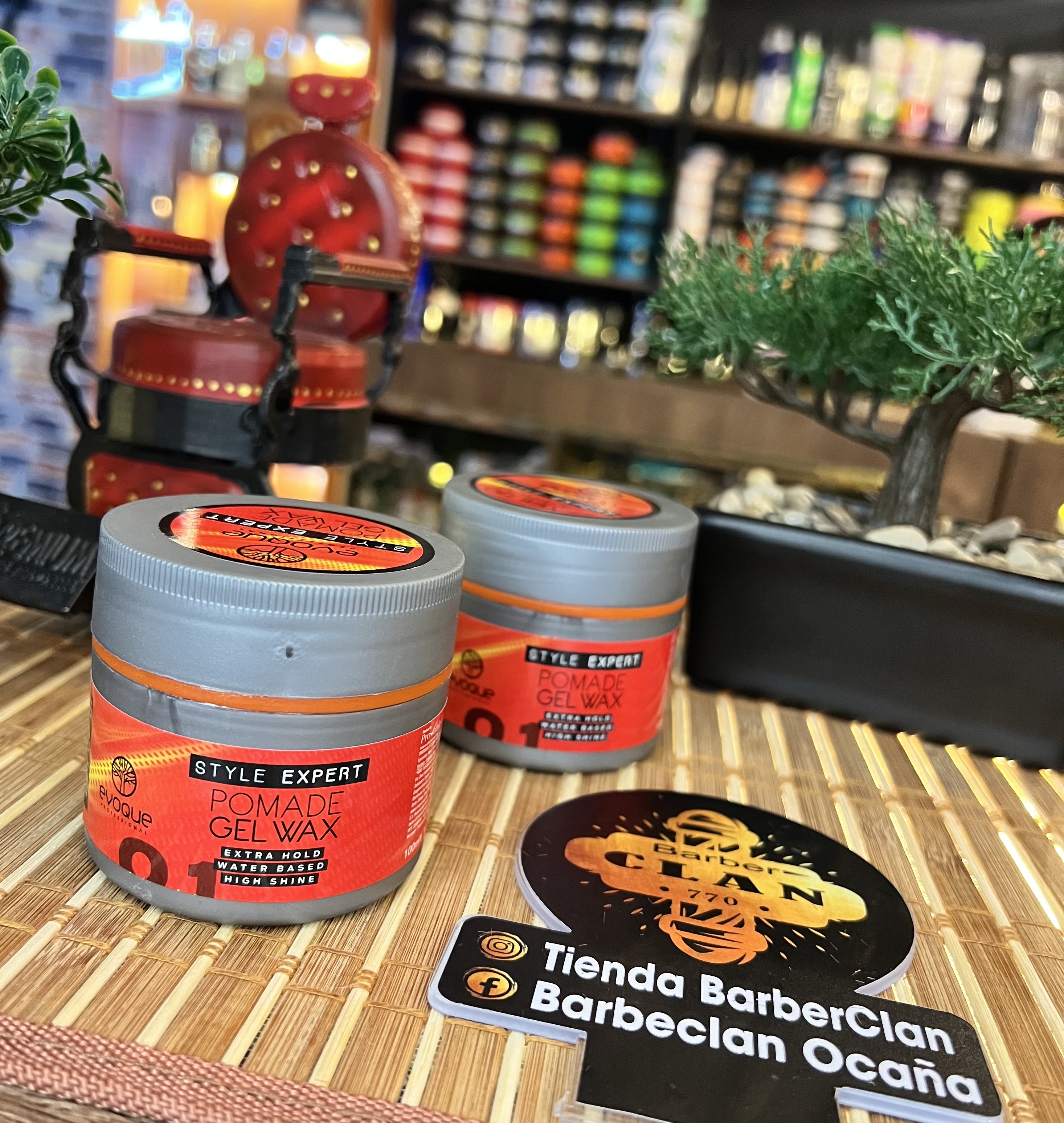 POMADA GEL WAX 01 NARANJA - 100ML EVOQUE CERAS 8682780304923 - Tienda Barber Clan
