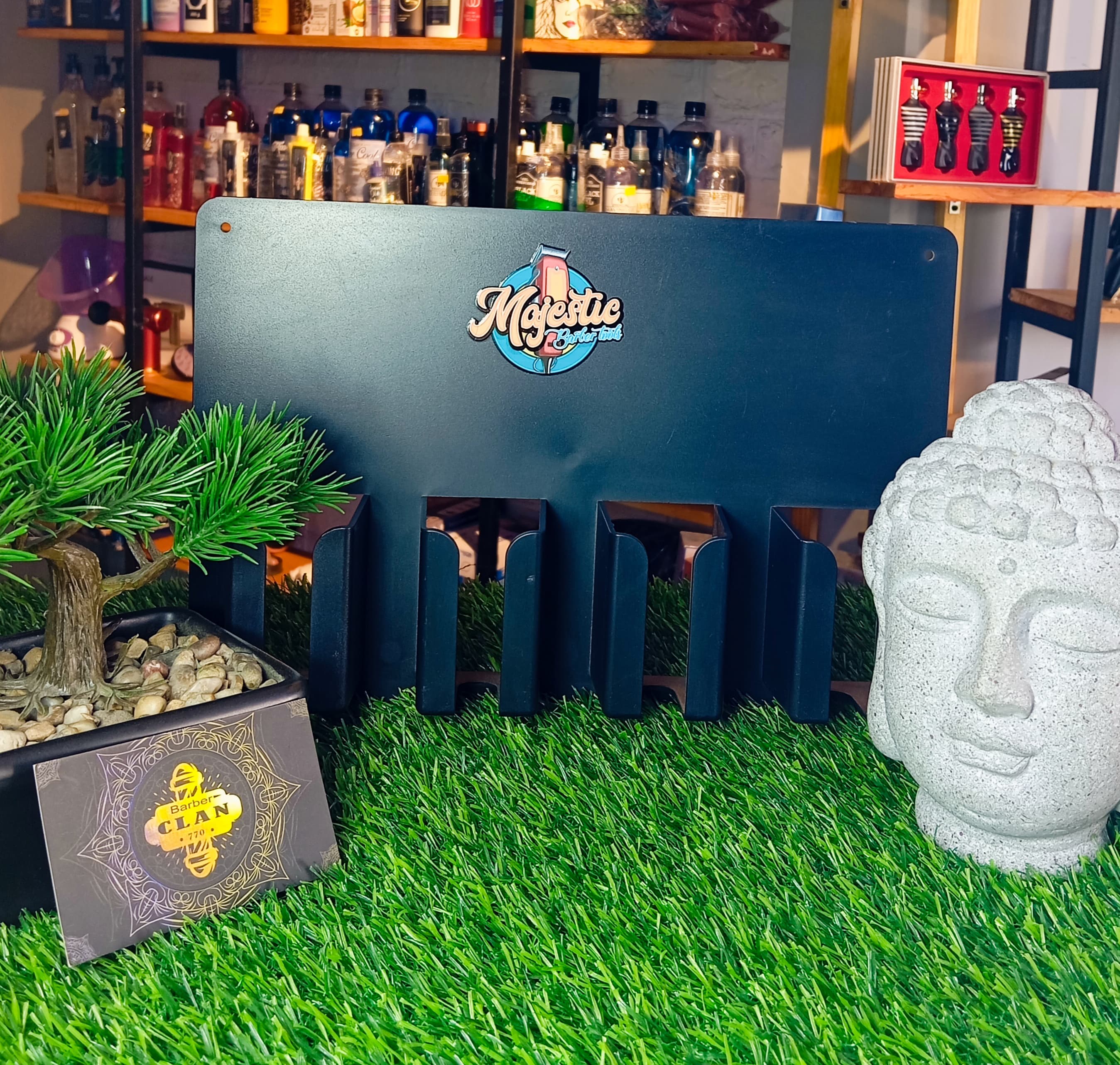 PORTA MAQUINAS X4 - MAJESTIC MAJESTIC MAQUINAS DE CORTE 10261 - Tienda Barber Clan