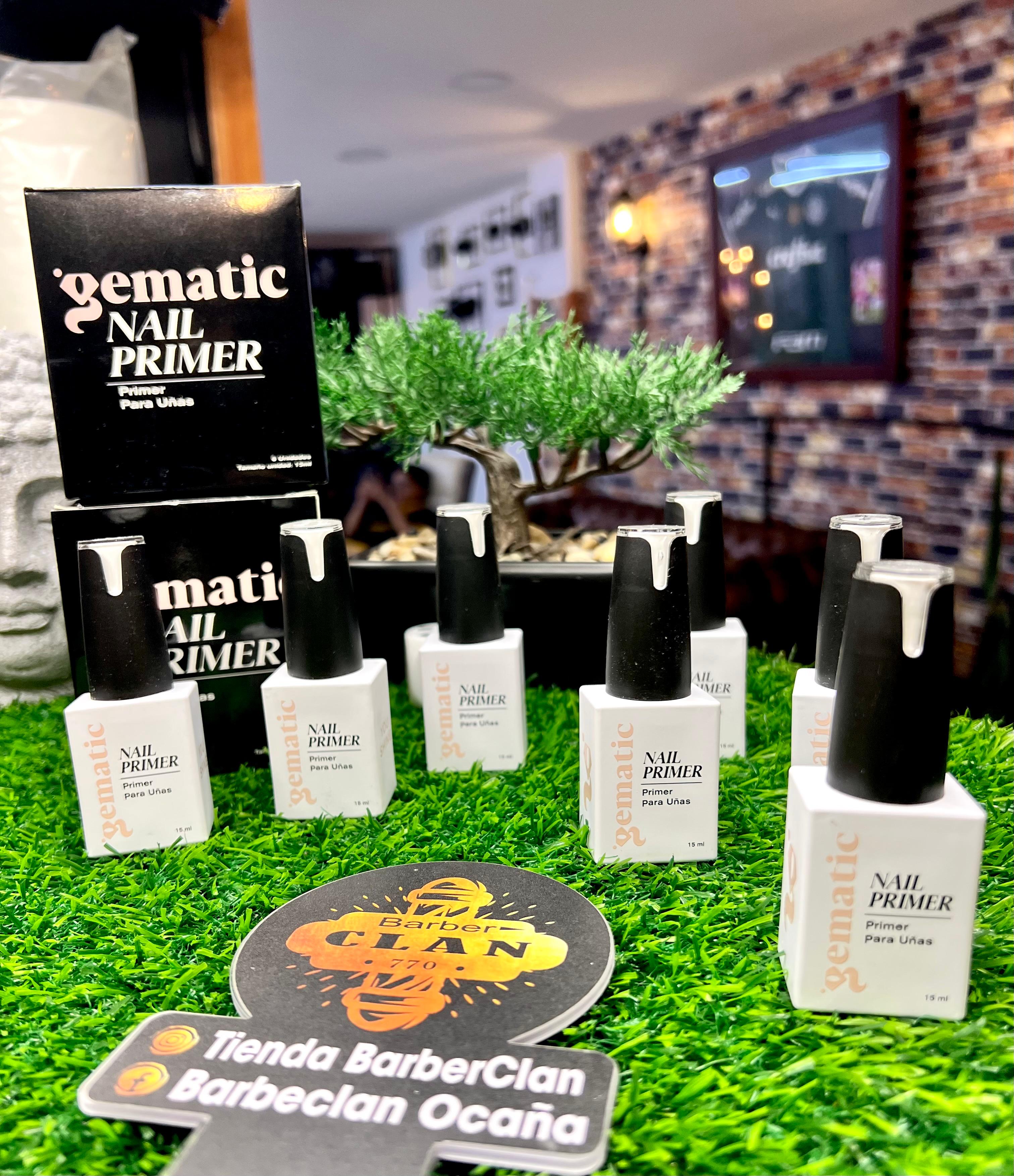 PRIMER GEMATIC MANICURE Y PEDICURE UÑAS 7708605838990 - Tienda Barber Clan