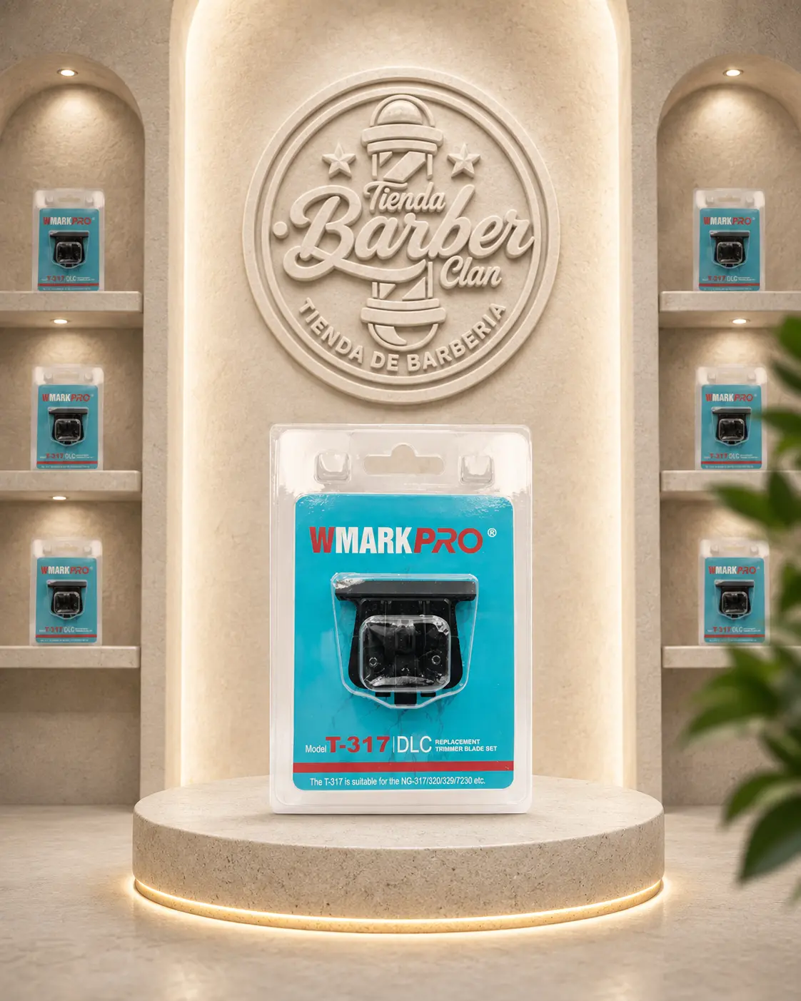 REPUESTO CUCHILLA WMARK 317 WMARK CUCHILLAS Y REPUESTOS 6971196416781 - Tienda Barber Clan