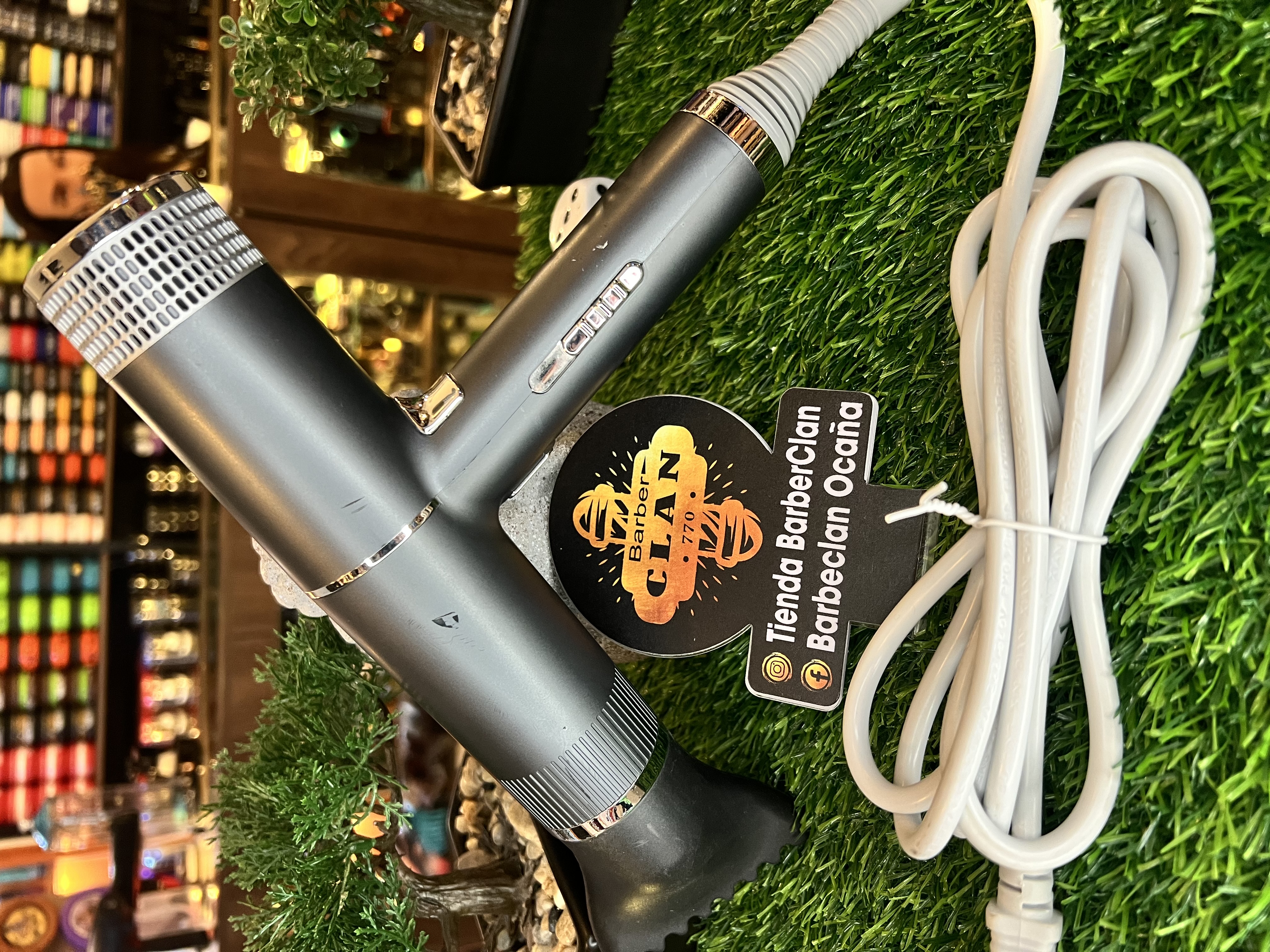 SECADOR PROFESIONAL - NEW CONCEPT ( GRIS ) SEC--DEF-6571 - Tienda Barber Clan