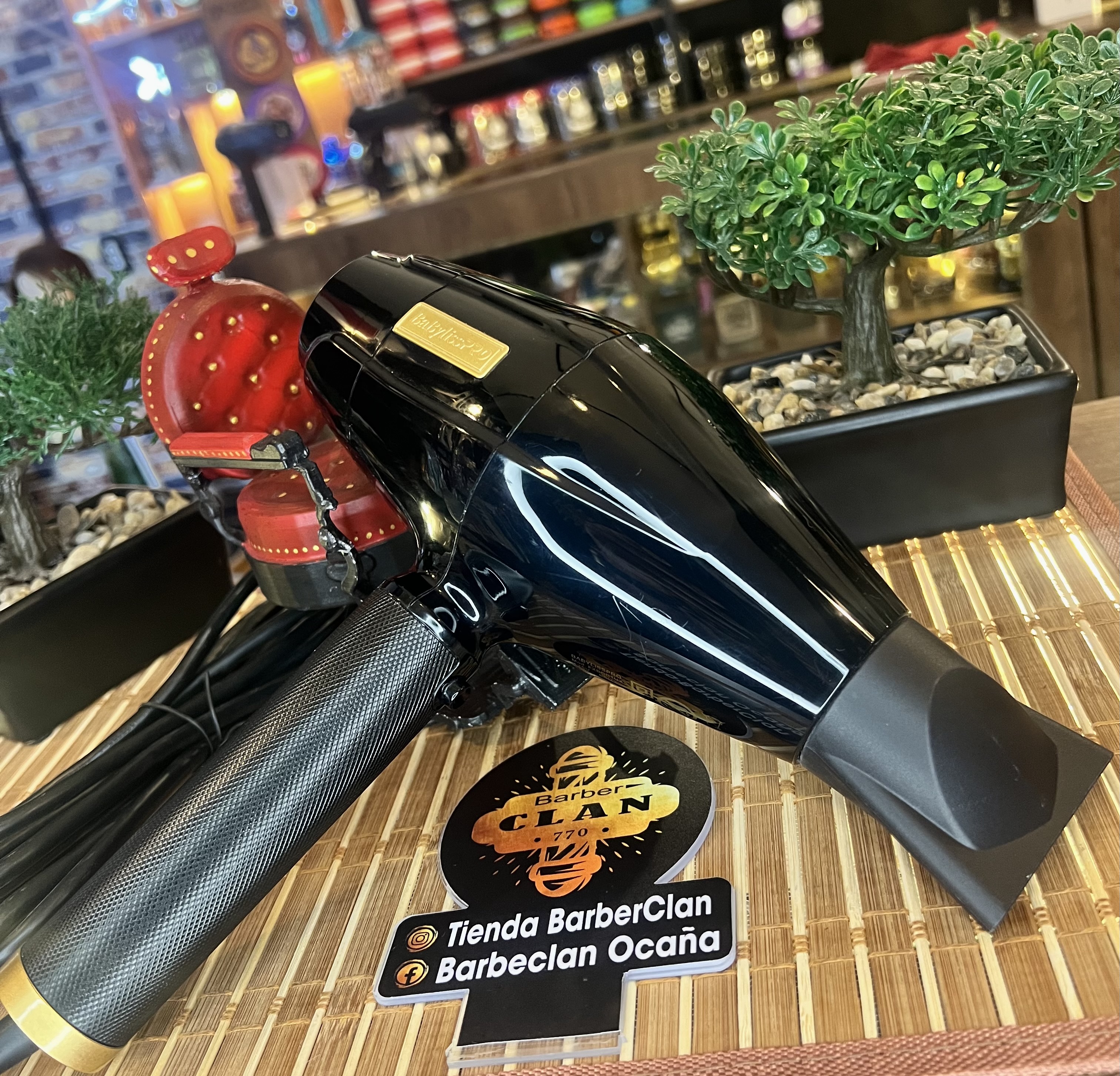 SECADOR PROF BABYLISS BLACK FX NEGRO BABYLISS SECADORES 074108453952 - Tienda Barber Clan