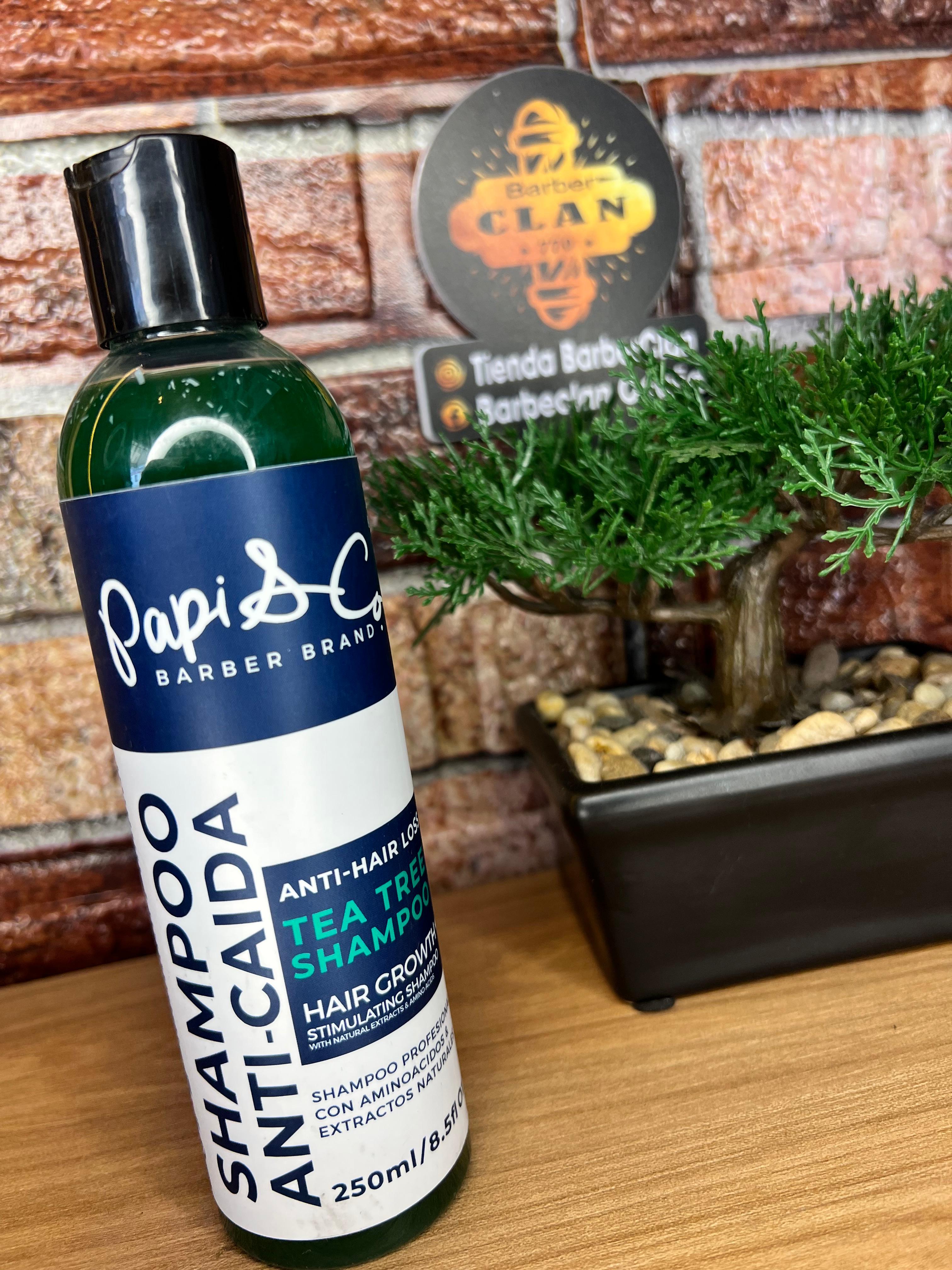SHAMPOO ANTI-CAIDA PAPI S.C SHAMPOO Y CUIDADO DE EL CABELLO 7503016320702 - Tienda Barber Clan