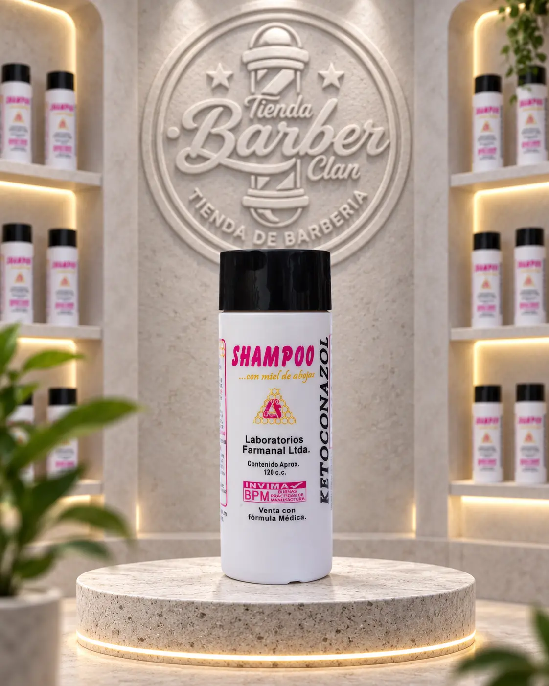 SHAMPOO KETOCONAZOL CON MIEL 120ML SHAMPOO Y CUIDADO DE EL CABELLO 7707190180026 - Tienda Barber Clan