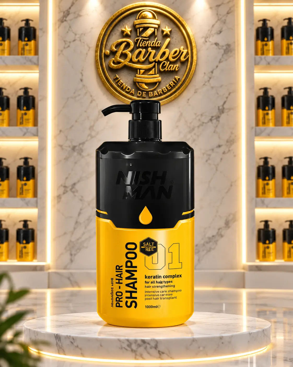 SHAMPOO NISHMAN 01 1250ML NISHMAN SHAMPOO Y CUIDADO DE EL CABELLO 8682035088912 - Tienda Barber Clan