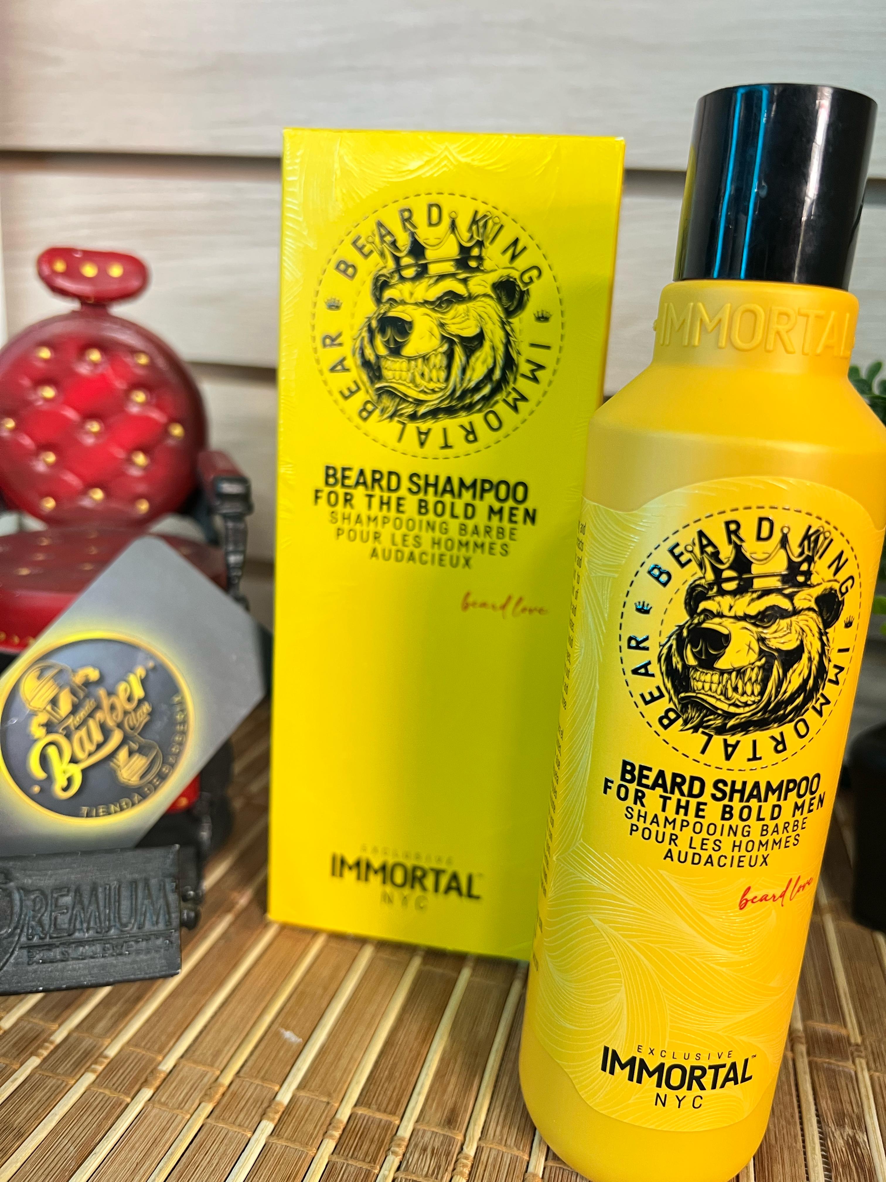 SHAMPOO PARA BARBA IMMORTAL IMMORTAL CUIDADOS PARA BARBA 8682225555774 - Tienda Barber Clan