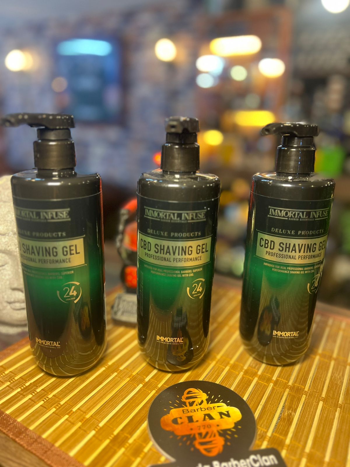 SHAVING GEL INMORTAL 475ML ONE MILLON IMMORTAL SHAVIN GEL Y ESPUMAS PARA AFEITAR 8682225553015 - Tienda Barber Clan