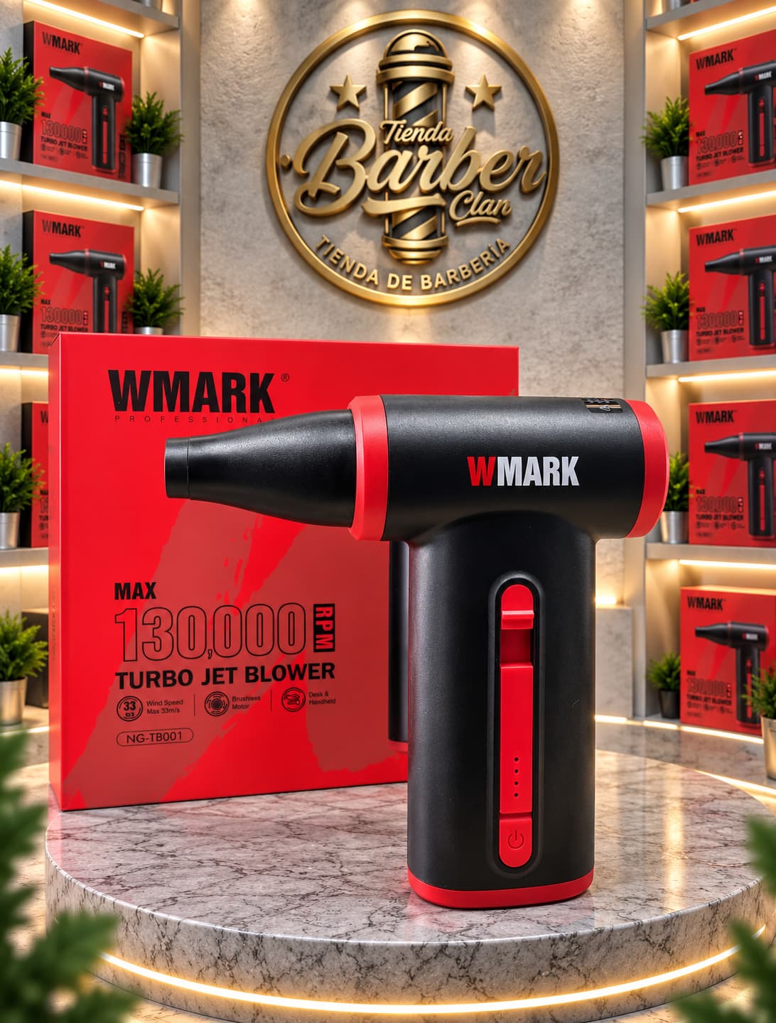 SOPLADOR WMARK TB001 WMARK SOPLADORES 6971196417634 - Tienda Barber Clan