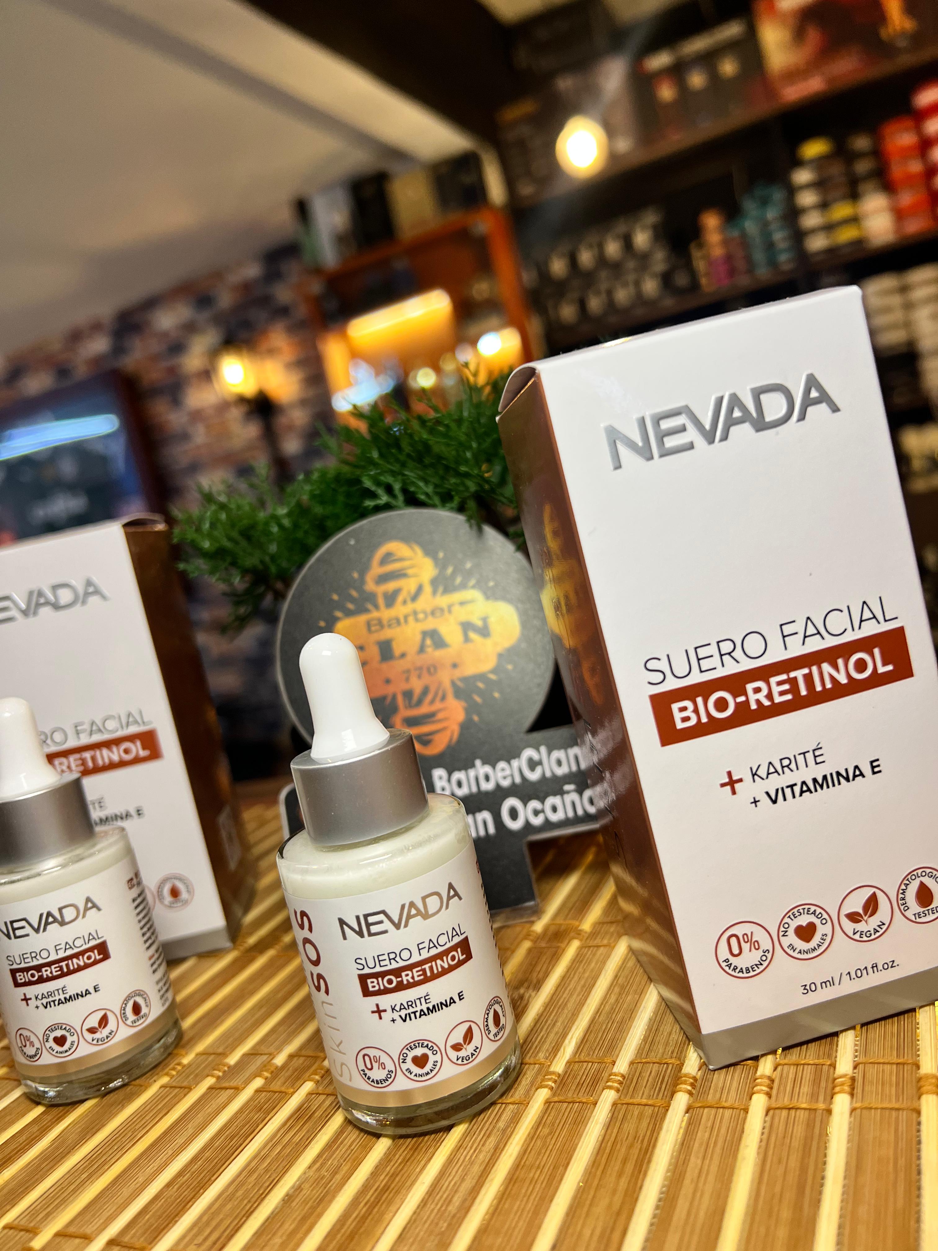 SUERO FACIAL BIO-RETINOL NEVADA 30ML NEVADA FACIAL 847610009371 - Tienda Barber Clan