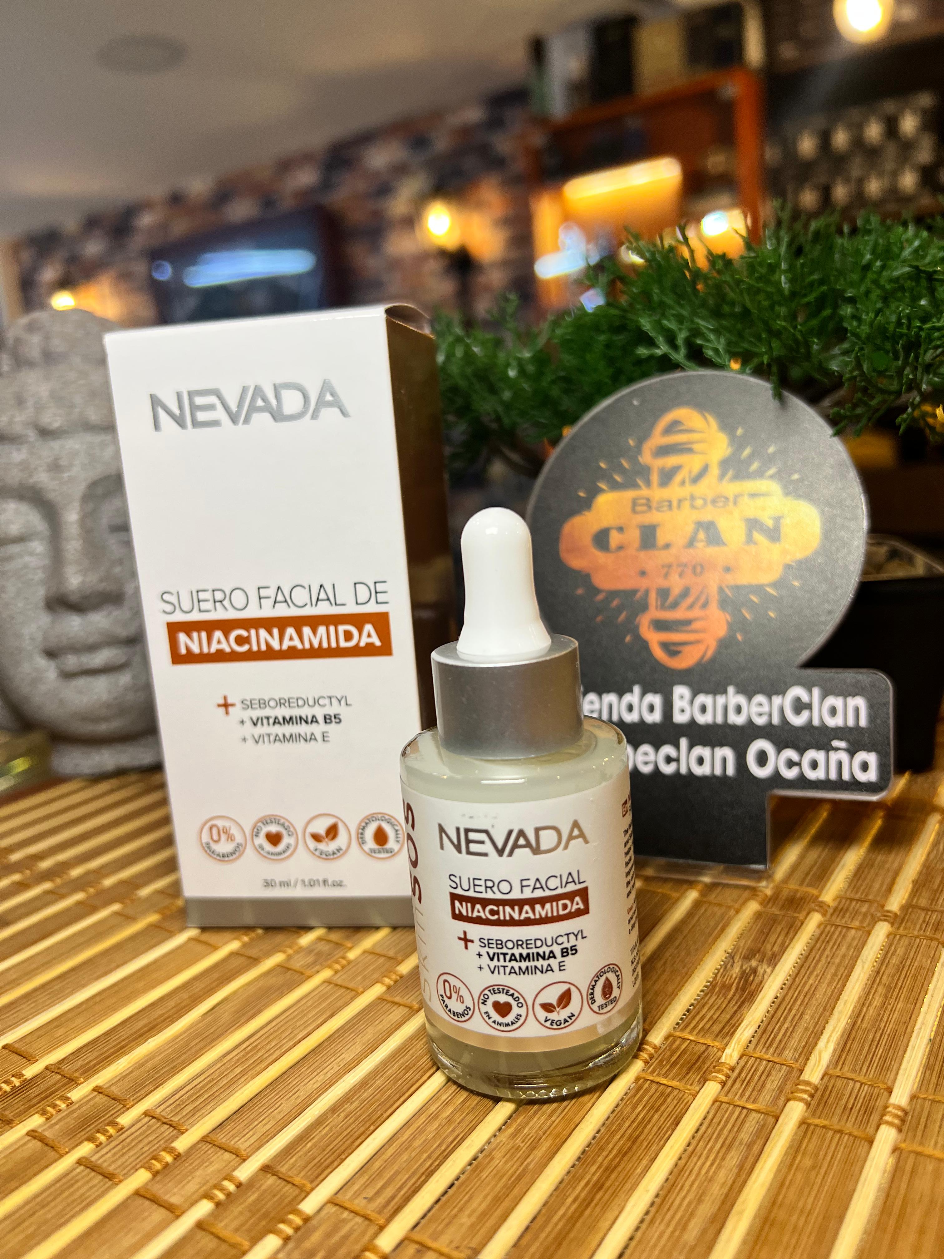 SUERO FACIAL NIACINAMIDA NEVADA 30ML NEVADA FACIAL 847610009364 - Tienda Barber Clan