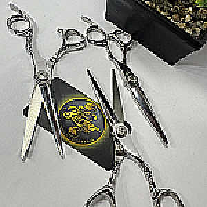 TIJERA ACERO JAPONESA X 1 SIR ARTHUR TIJERAS 9853 - Tienda Barber Clan