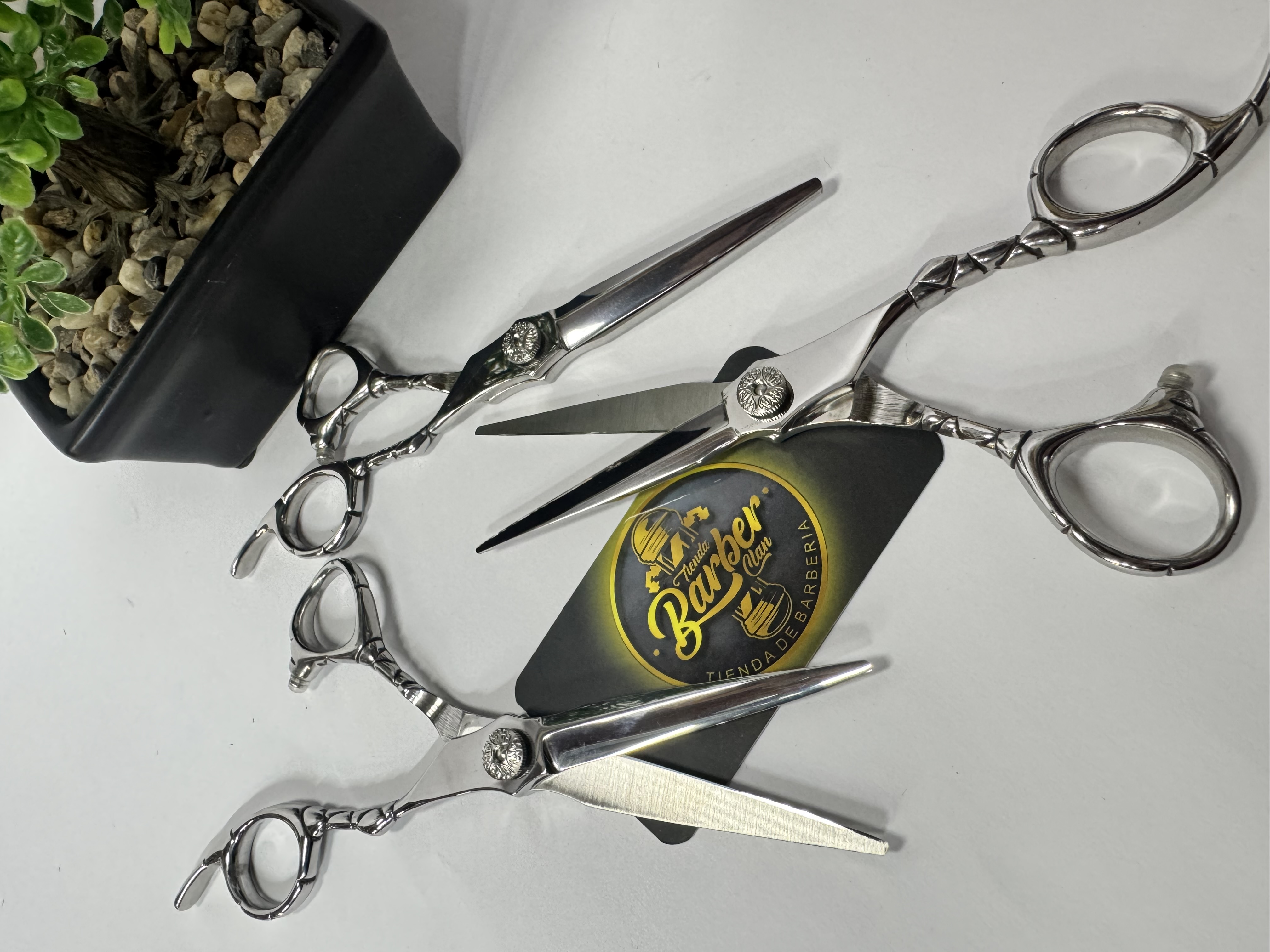 TIJERA ACERO JAPONESA X 1 SIR ARTHUR TIJERAS 9853 - Tienda Barber Clan