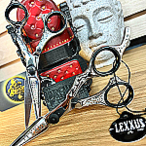 TIJERA BLACK / PLATA LEXXUS 002 TIJERAS 7325020650008 - Tienda Barber Clan
