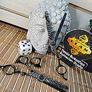 TIJERA COBALTADA ENTRESACADORAR CHINA TIJERAS 7654 - Tienda Barber Clan