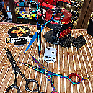 TIJERA DELUXE BARBER 6.5 DELUXE 7545 - Tienda Barber Clan