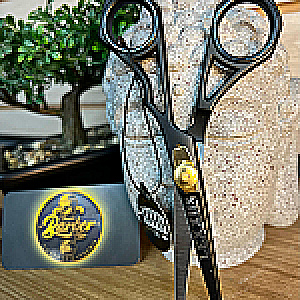 TIJERA GALAXI NEGRA LEXXUS 023 LEXXUS TIJERAS 7325020690004 - Tienda Barber Clan