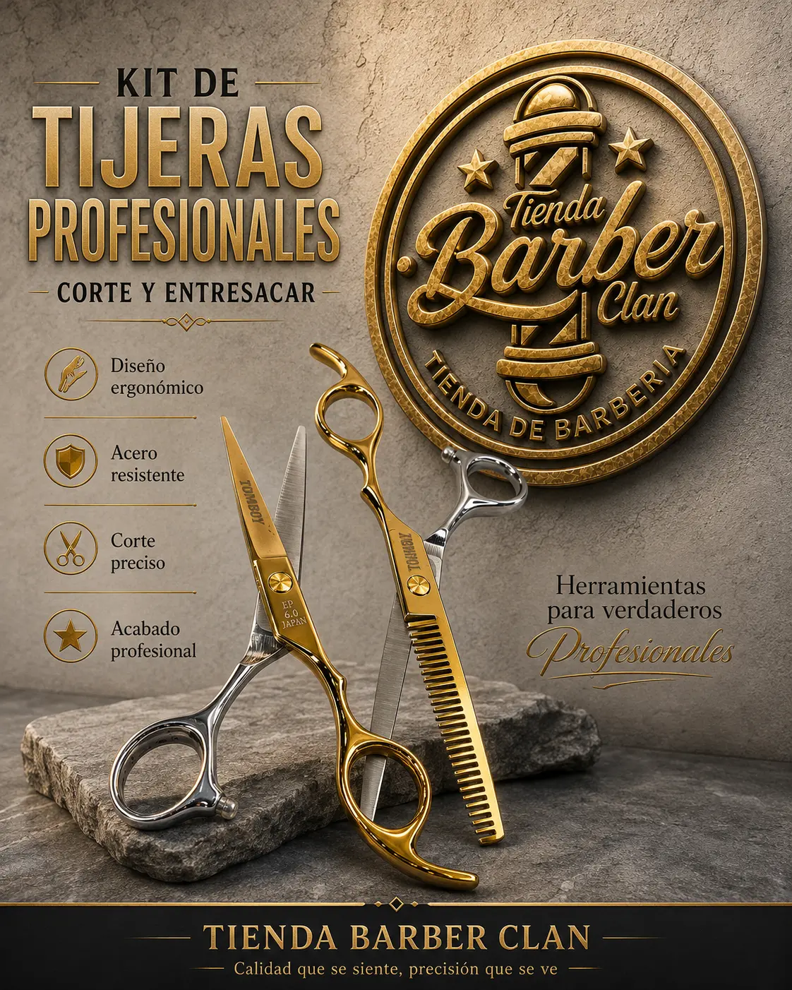 KIT TIJERA JAGUAR X2 TONI&GUI TIJERAS 775469741 - Tienda Barber Clan