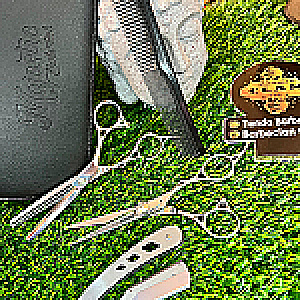 TIJERA X2 + NAVAJA + PEINILLA PLATEADA - MAJESTIC MAJESTIC TIJERAS 6976504231117 - Tienda Barber Clan