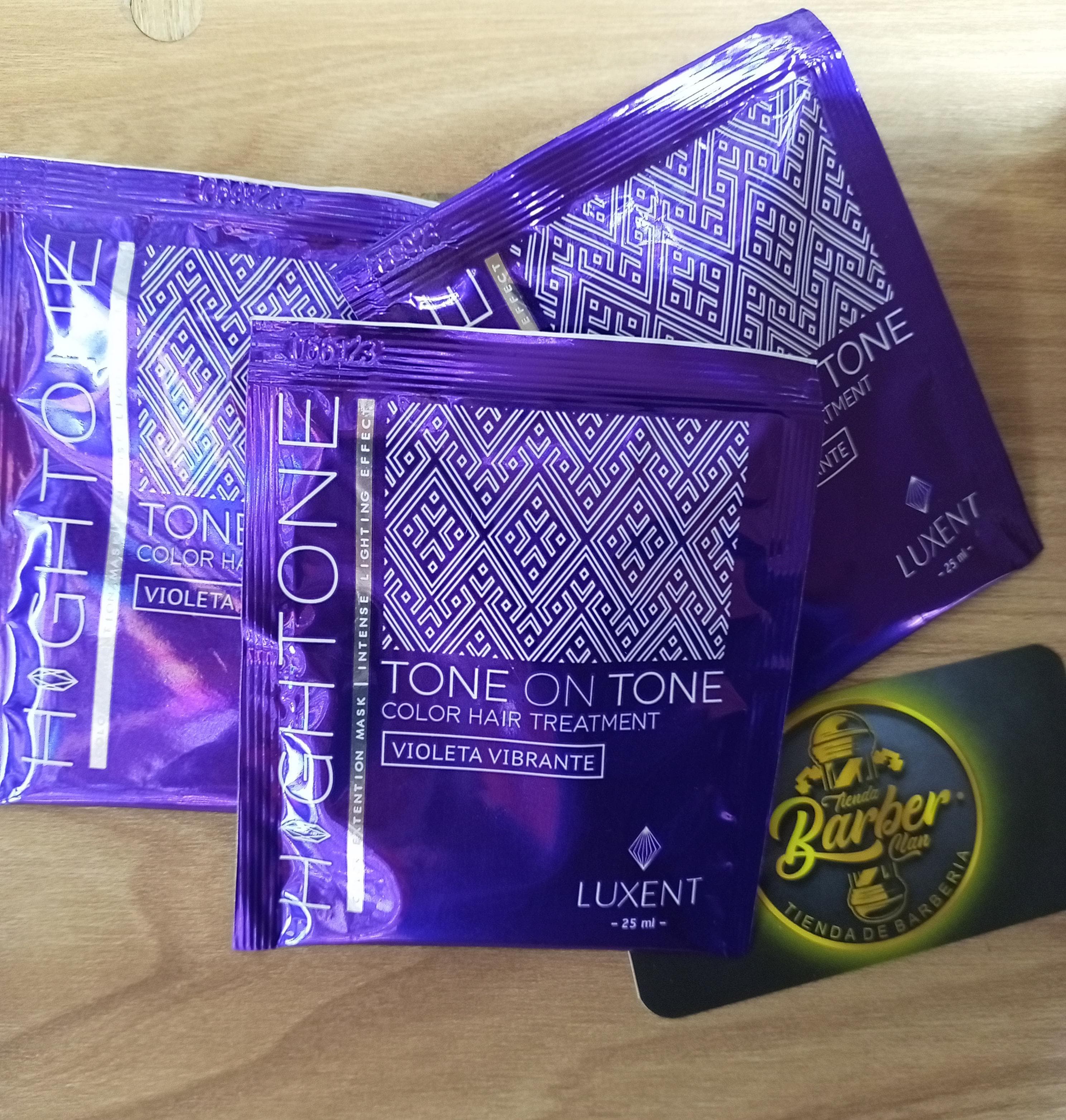 TONO SOBRE TONO - VIOLETA 25 ML LUXENT MATIZANTES 7709990412970 - Tienda Barber Clan